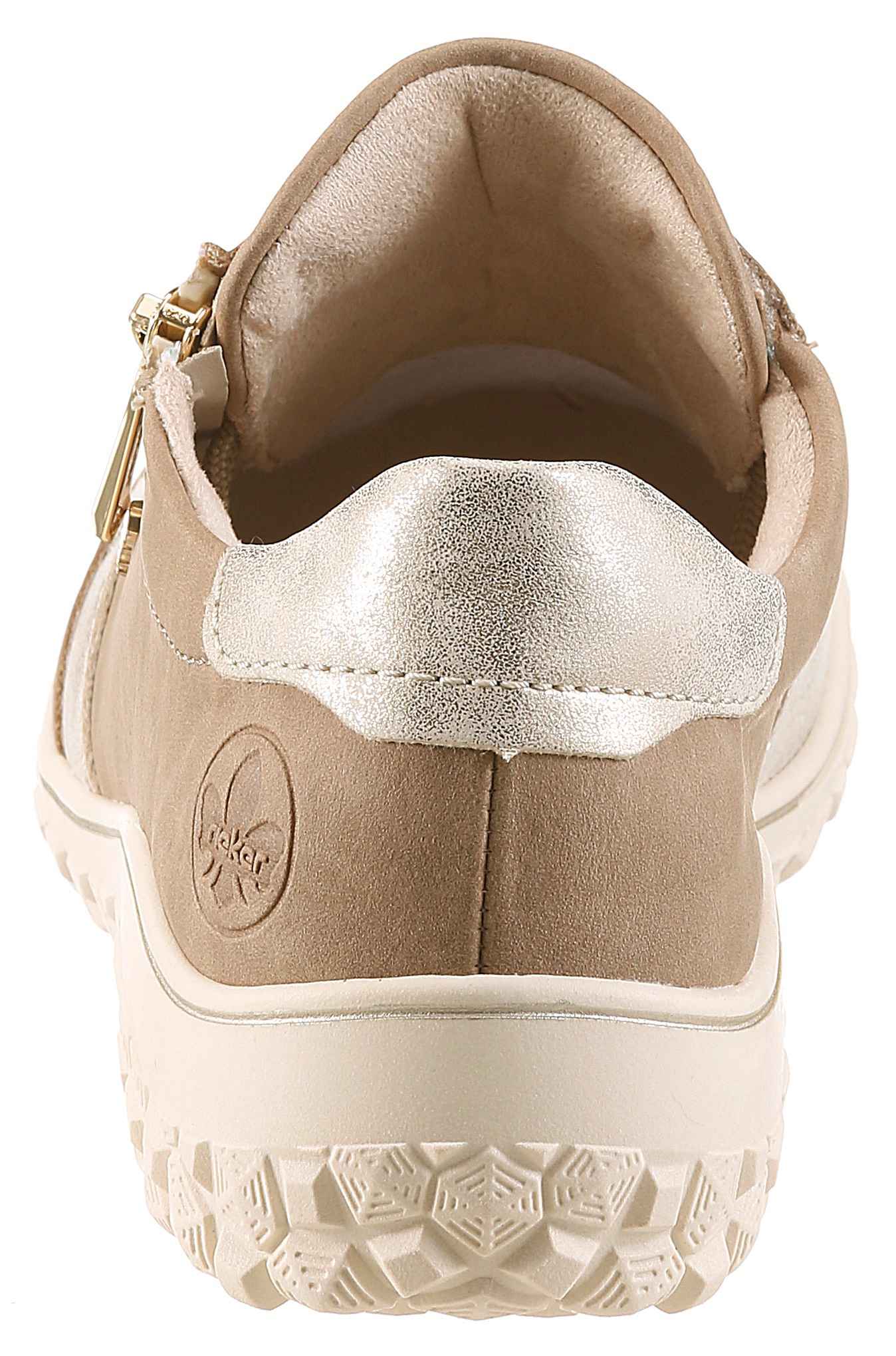 Rieker Sneaker  Schnürschuh, Halbschuh, Keilsneaker mit Reißverschluss