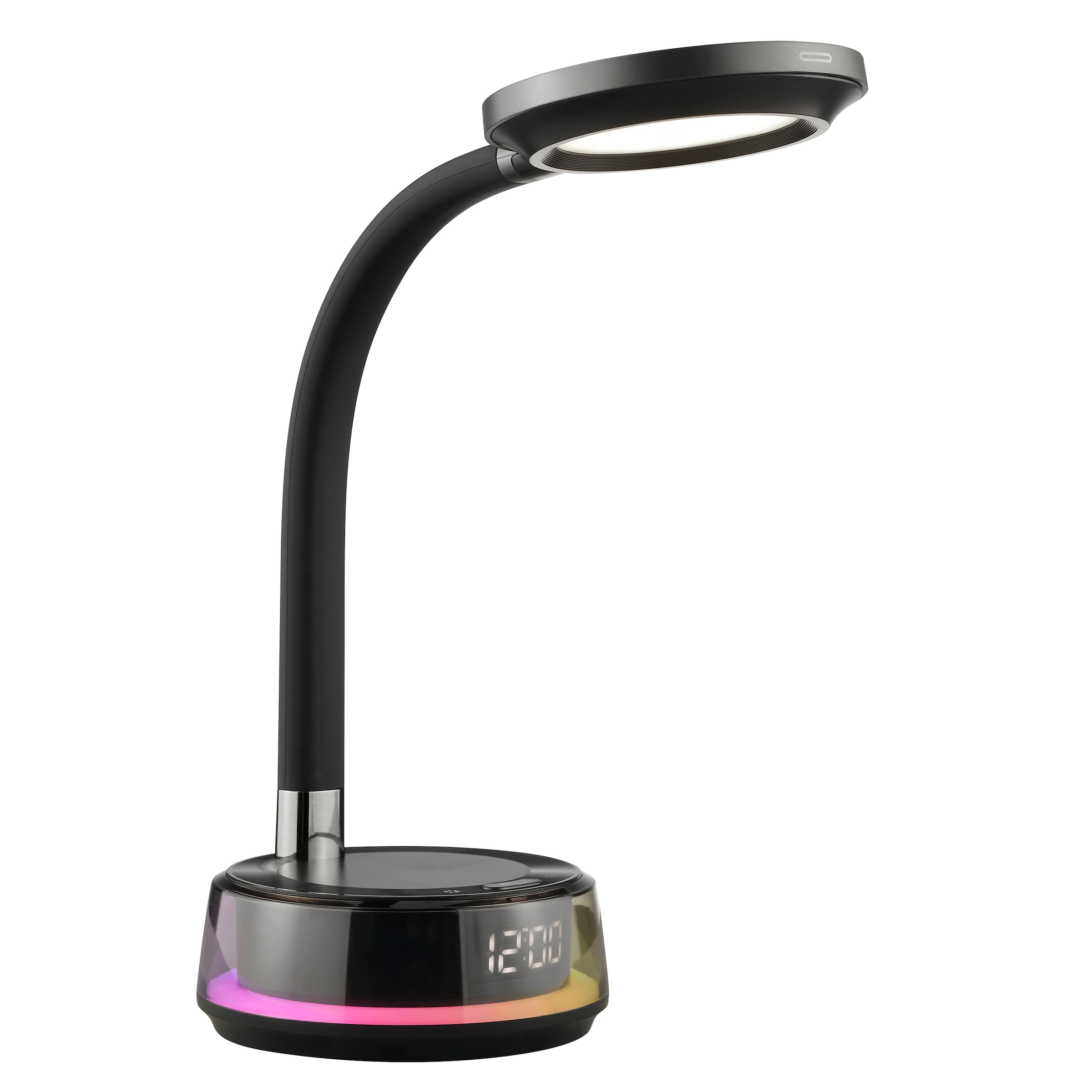 Brilliant LED Schreibtischlampe »Moonglow« LED-Modul 1 Stk. warmweiß - kaltweiß 790 lm, 2700-5000K, RGB-Sockel, Wireless Charging, dimmbar, 53 cm