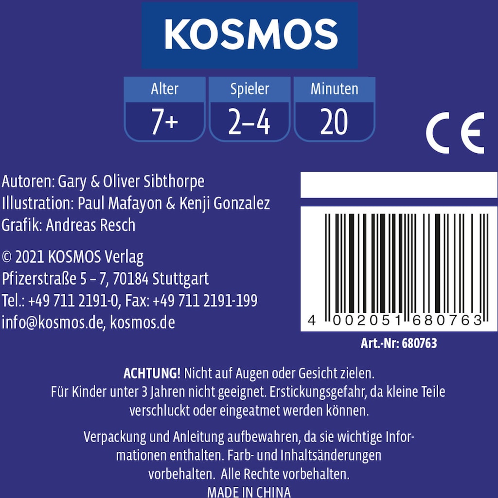 Kosmos Spiel »Rumms«