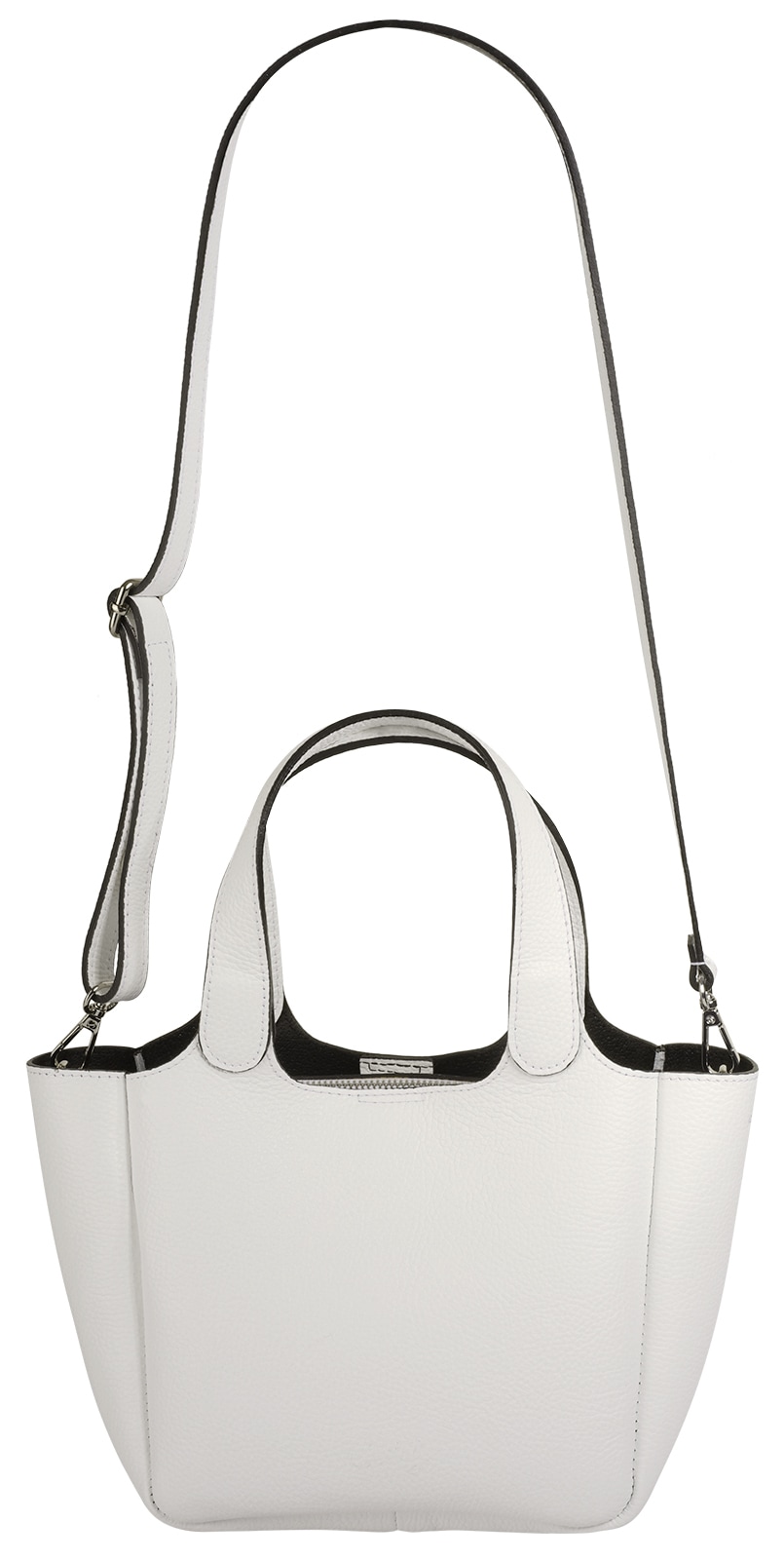 Cluty Henkeltasche echt Leder, Made in Italy