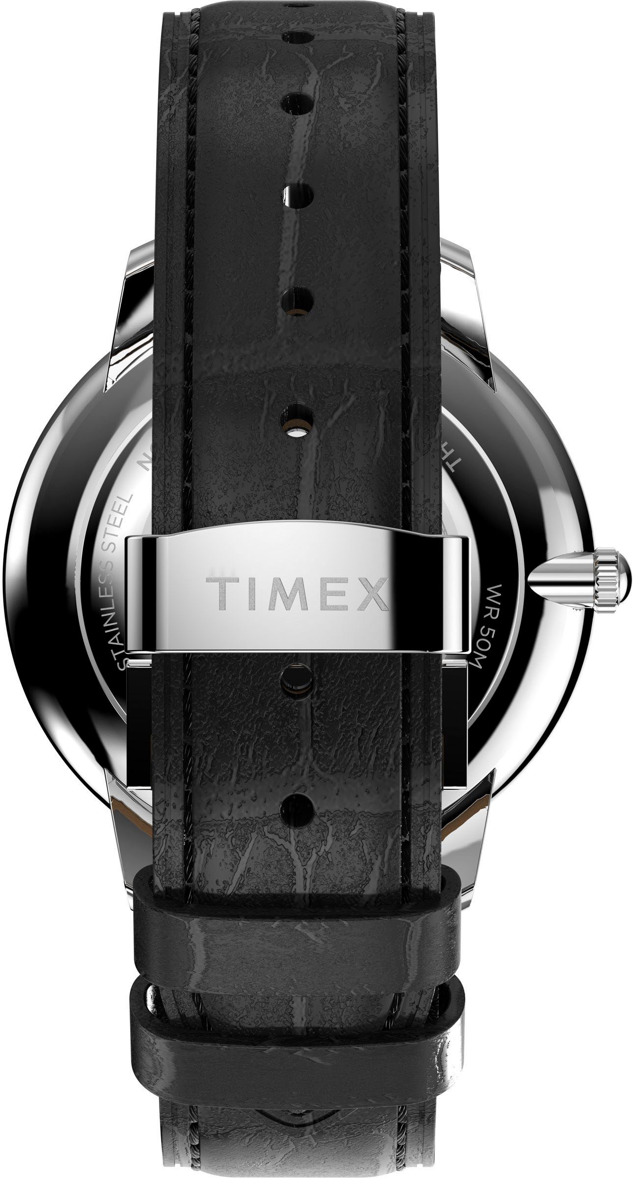 Timex Quarzuhr »WATERBURY METROPOLITAN«, Armbanduhr, Herrenuhr,Lederarmband,analog