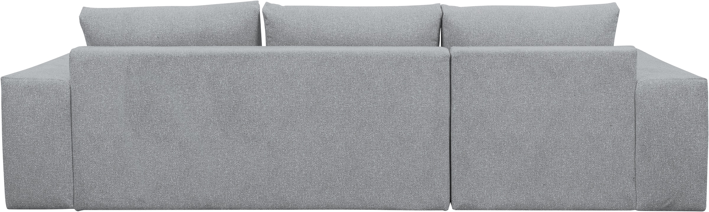 WERK2 Ecksofa »Rozzana Design Ecksofa mit hohem Komfort, zeitlos & elegant,  L-Form,« in kuschelweichen Trendstoffen Cord, Breitcord und Plüsch