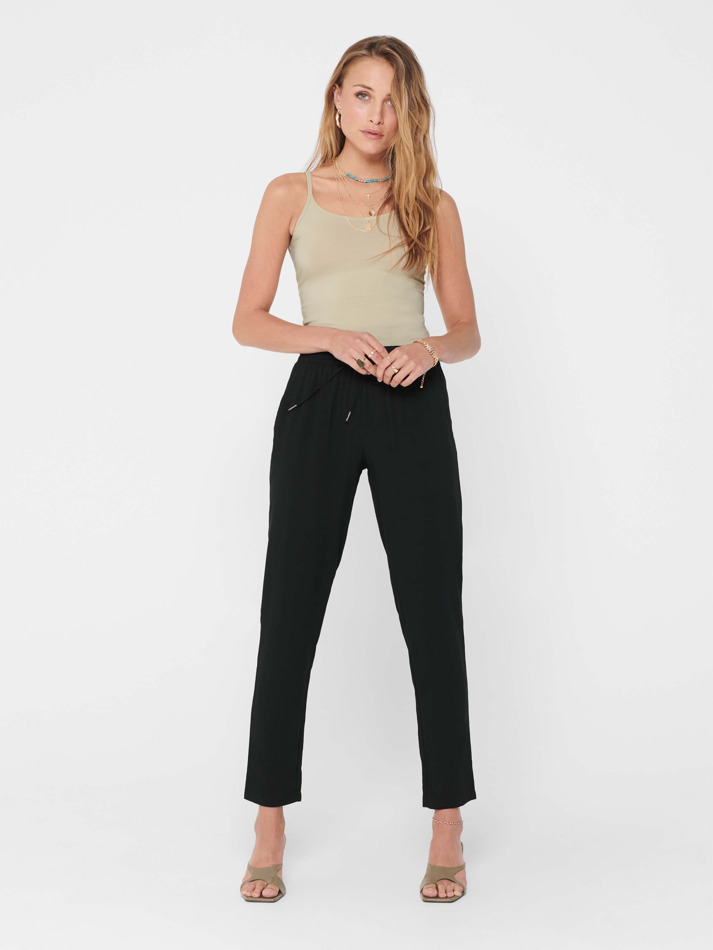 ONLY Trägertop »ONLLOVE STRAP SINGLET NOOS JRS« Baumwollmischung