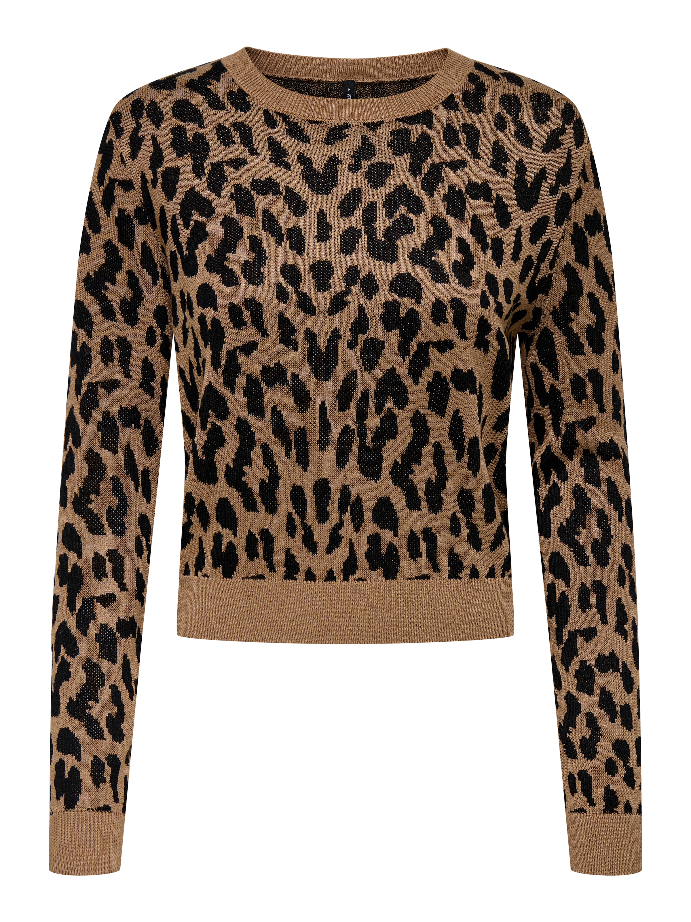 ONLY Rundhalspullover »ONLVIENNA LS JQ LEO O-NECK CC KNT«
