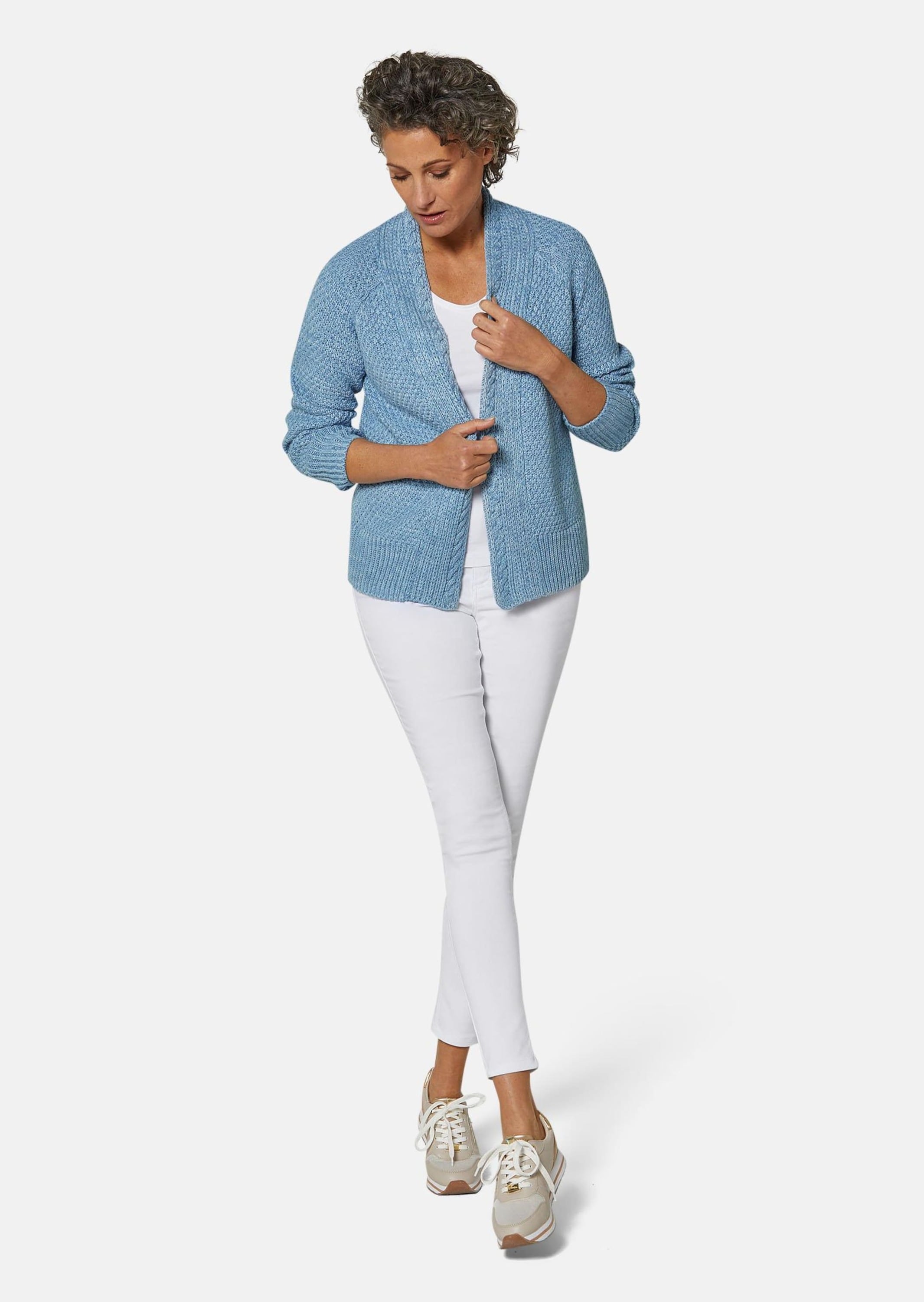 GOLDNER Strickjacke »Zeitlose Strickjacke in Grobstrick«