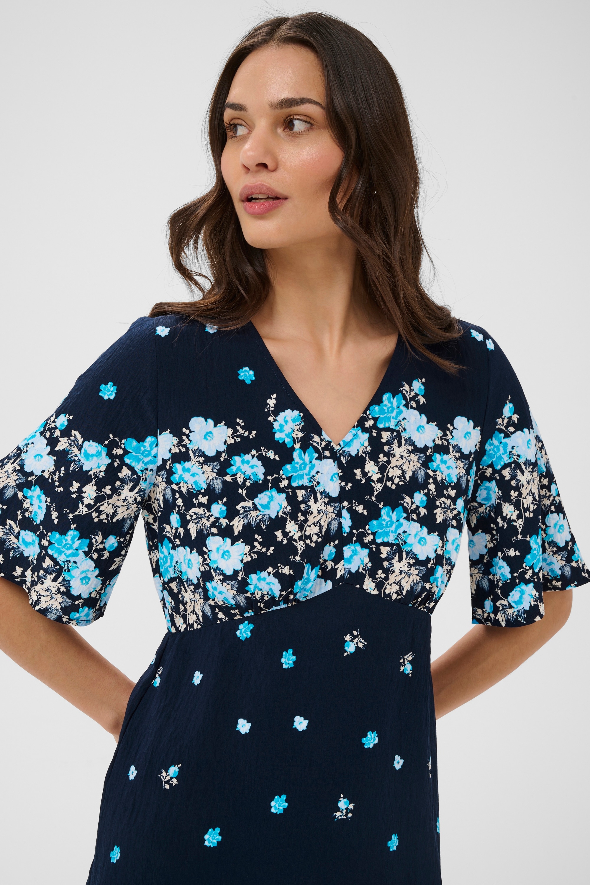 KAFFE Midikleid »Kleid KArosine«