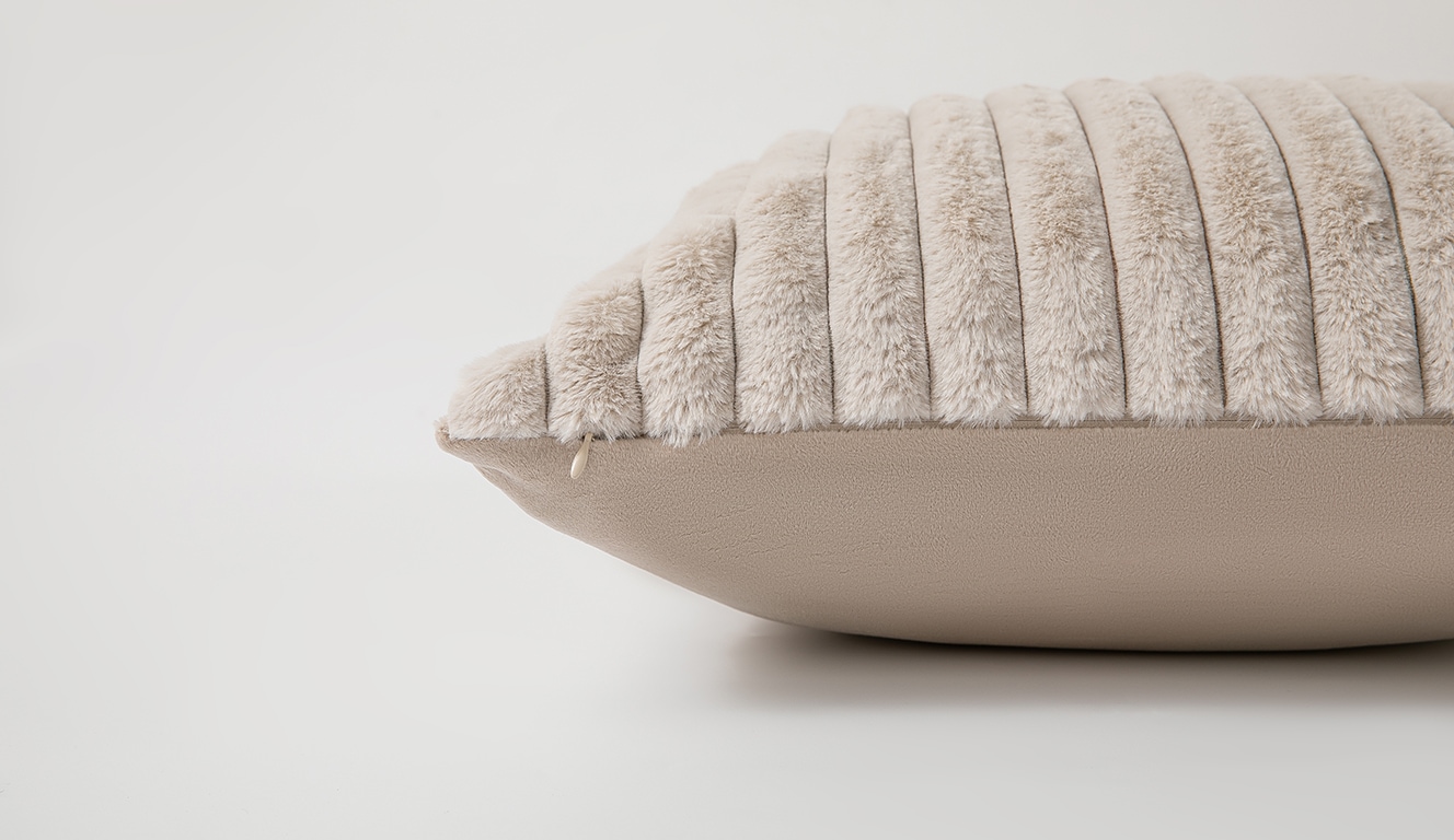 OTTO home Dekokissen »Milara Premium« flauschige Kissenhülle, unifarben, sehr weich, hochwertig 350g/m²