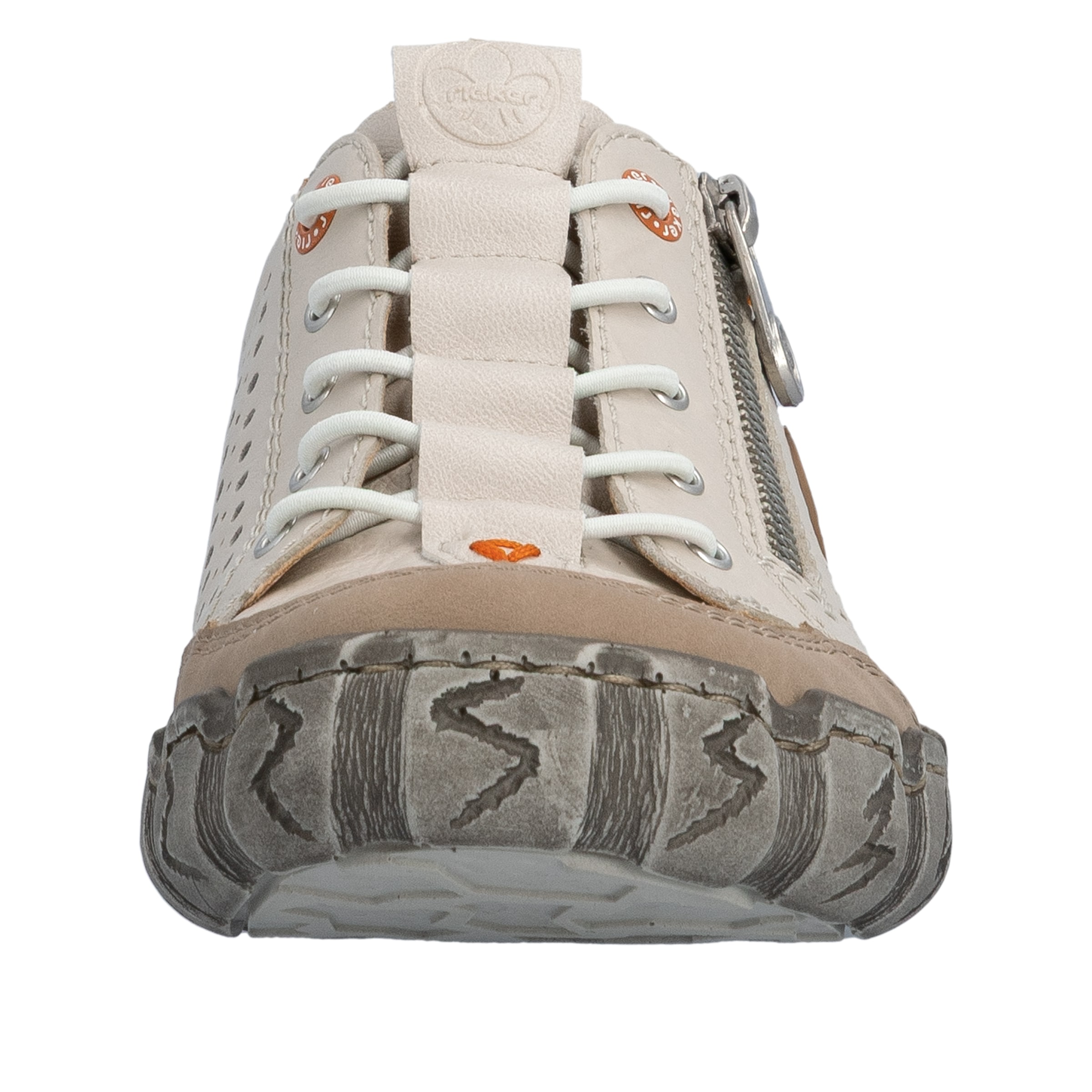 Rieker Slip-On Sneaker  mit Sohle im Used-Look, Freizeitschuh, Halbschuh, Schlupfschuh