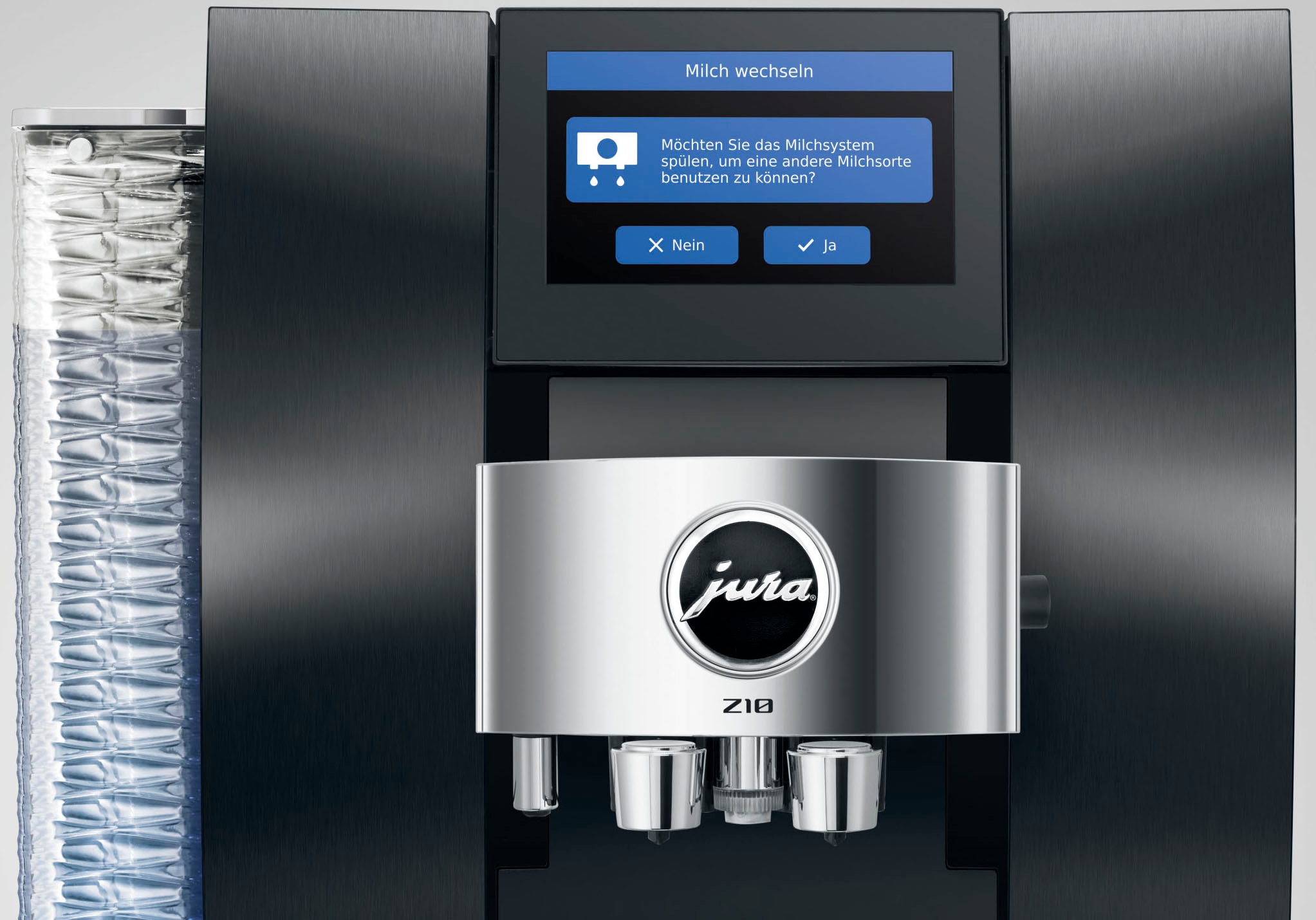 JURA Kaffeevollautomat »15609 Z10 (EB), Aluminium Black« 51 Spezialitäten, Touch, Light & Cold Brew