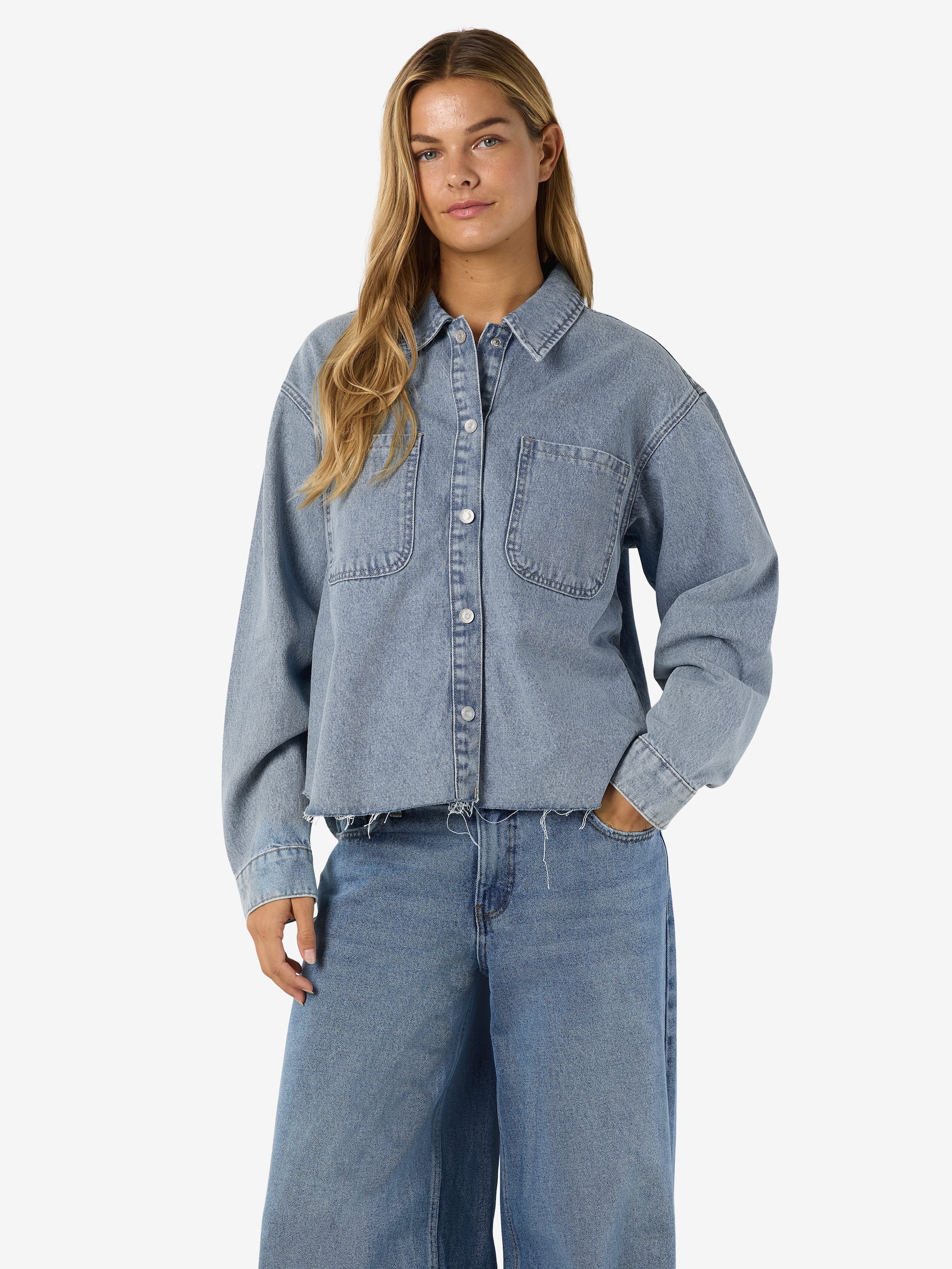 Noisy may Jeansbluse »NMALVA L/S DENIM SH SHCKET  AZ452LB«