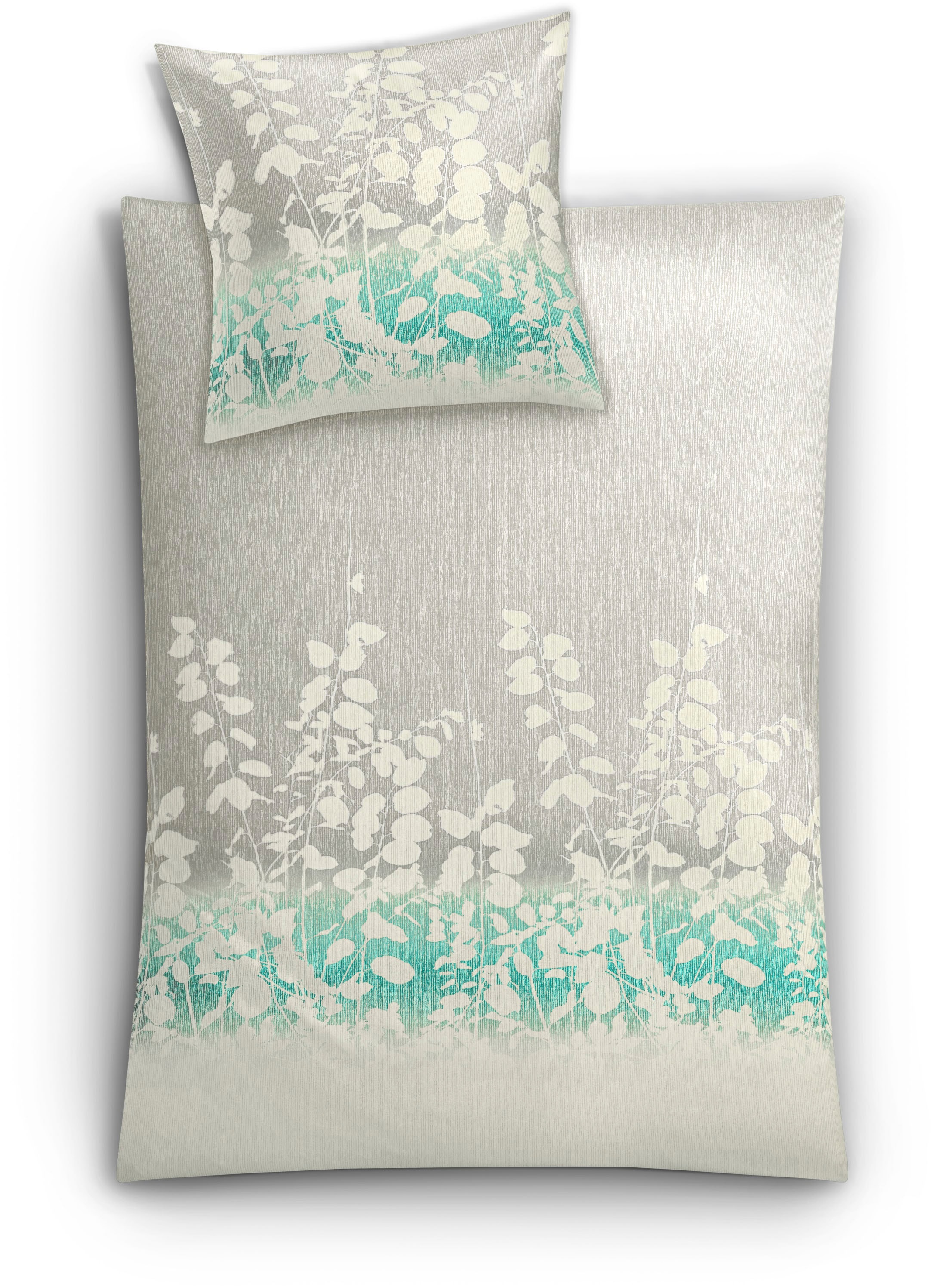 Kleine Wolke Bettwäsche »Calmaro« 2 Stk. tlg. mit Blättern