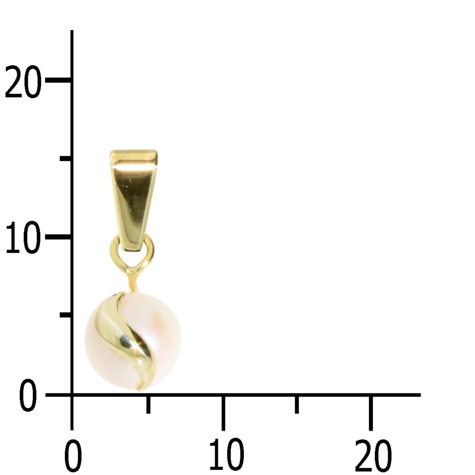 OSTSEE-SCHMUCK Kettenanhänger »- Ina - Gold 333/000 - Zuchtperle«