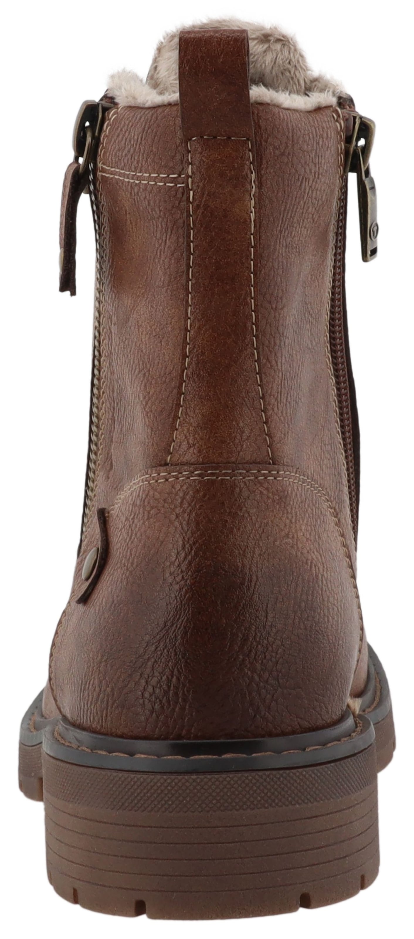 TOM TAILOR Winterboots  Workerboots, Hiking Boot mit Blockabsatz