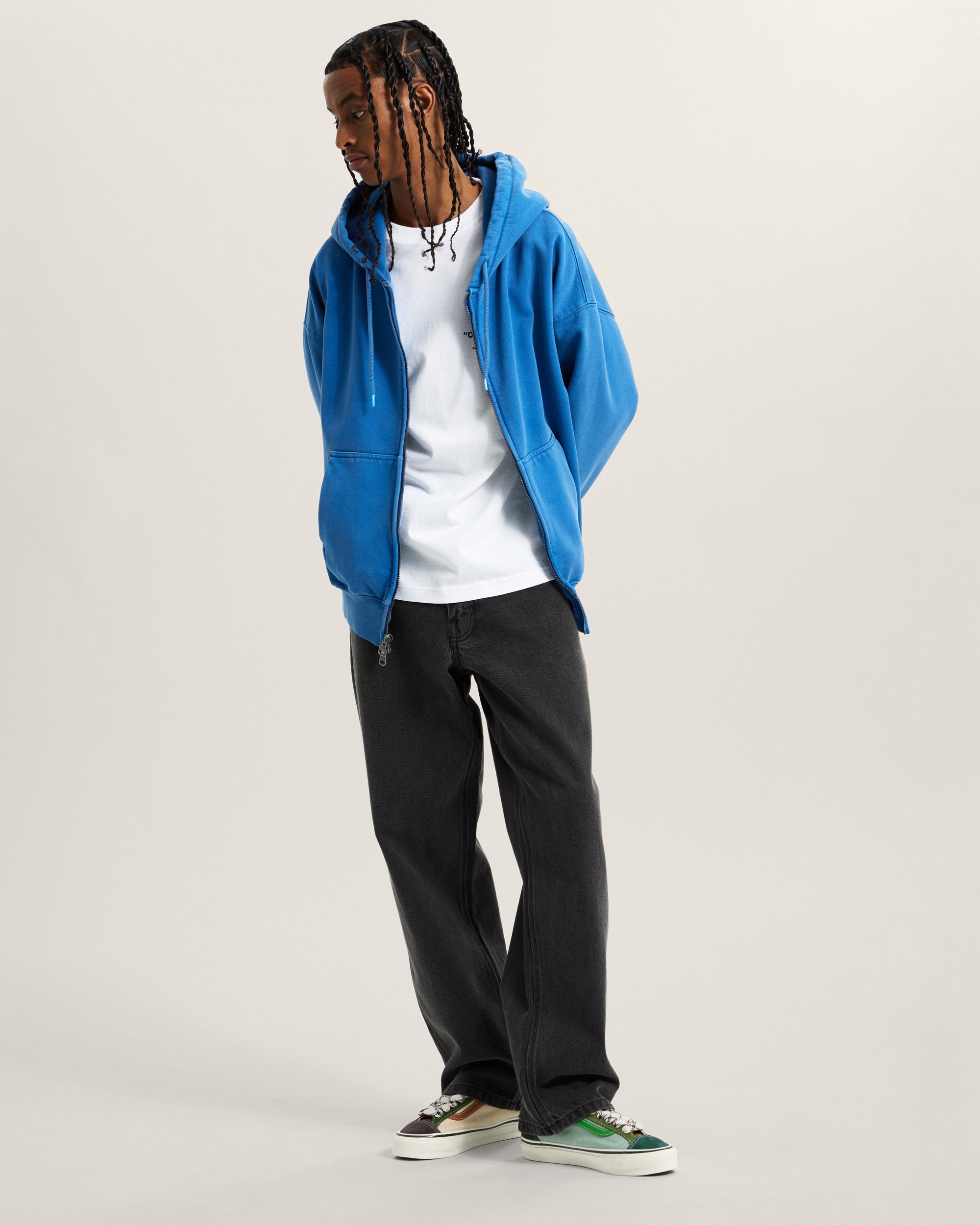 Vans T-Shirt »Stacked Hi SS Tee« Kurzarm, für Erwachsene, aus Baumwolle, mit Front- und Rückendruck