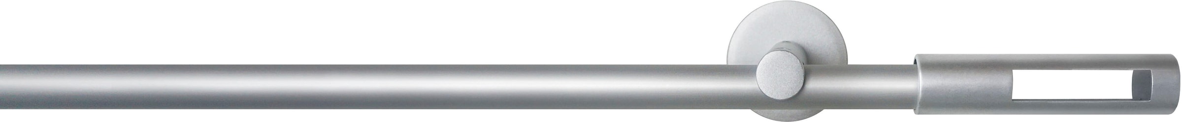 GARESA Gardinenstange »SEFRA« Ø 16 mm 1 läufig-läufig Wunschmaßlänge Vorhanggarnitur,Innenlaufgarnitur, verlängerbar, Endknopf Zylinder