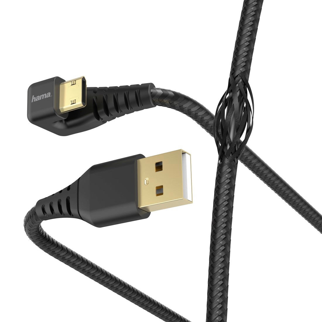 Lade-/Datenkabel "Gamer", USB-A- Micro-USB, 1,5 m, Sc »USB-Kabel«