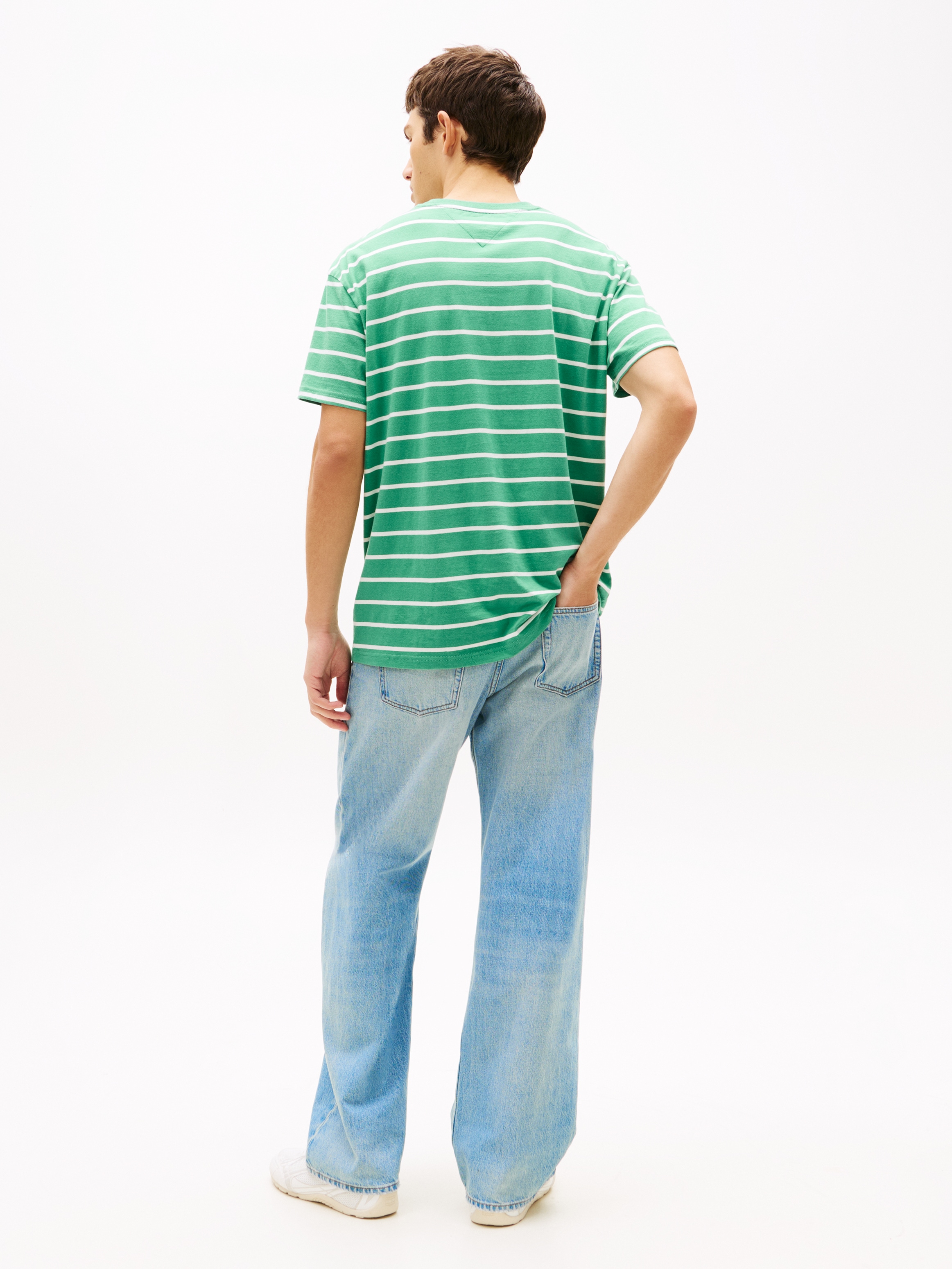 Tommy Jeans T-Shirt »TJM REGULAR STRIPE« Regular fit mit Rundhalsausschnitt