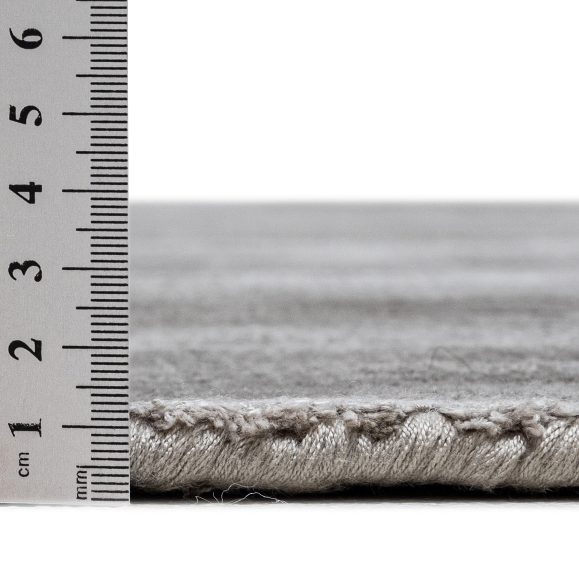 TOM TAILOR HOME Teppich »Shine uni« rechteckig 8 mm Höhe Handwebteppich, 100% Viskose, handgewebt, mit elegantem Schimmer