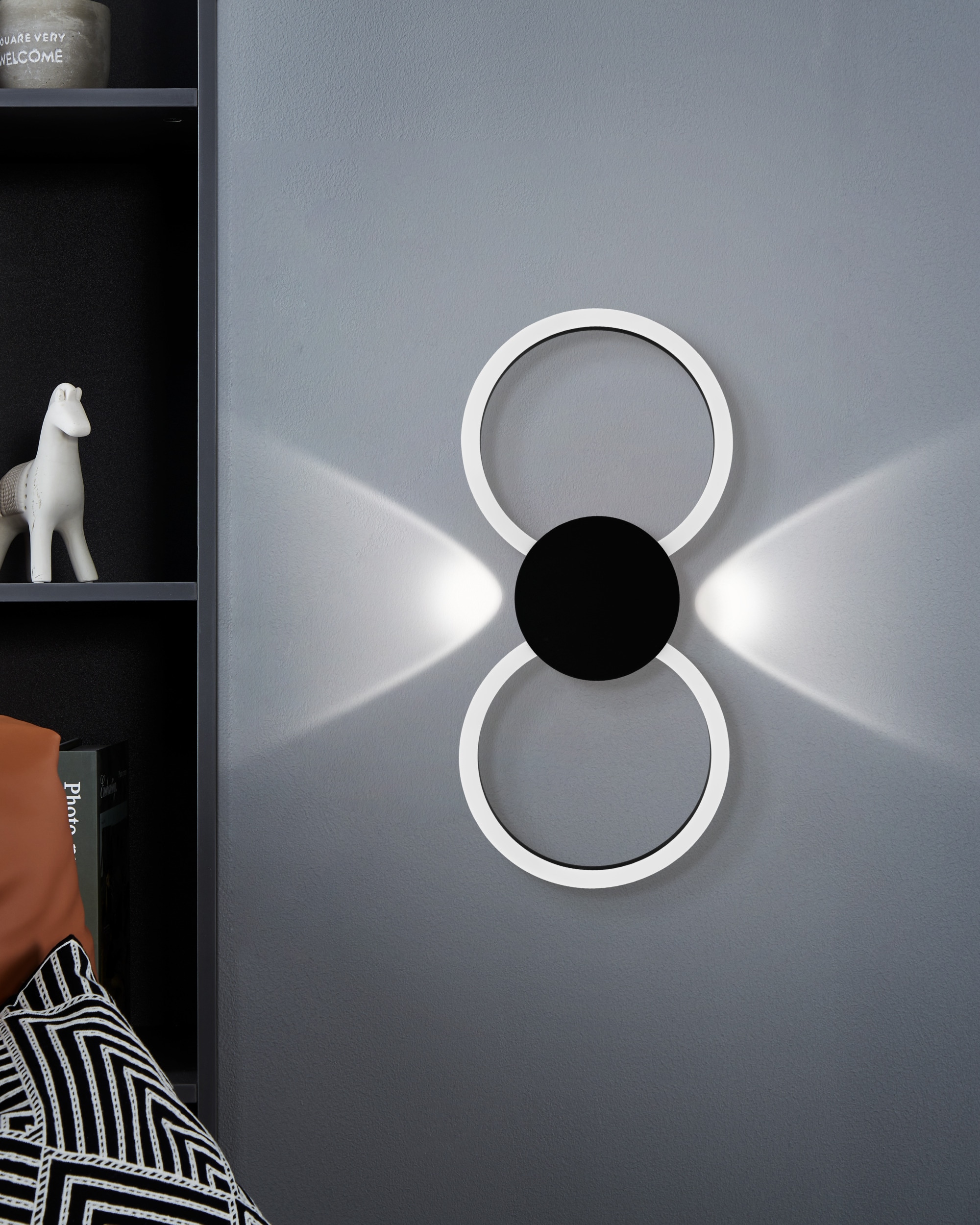 EGLO LED Deckenleuchte »VENTICELLO 1 Deckenlampe - Alu - LED;LED - 20W;0,91W - IP20« LED-Modul 1 Stk. Warmweiß Wohzimmerlampe, Esszimmerlampe, Flur, Schlafzimmer, L66 x B30 x H5 cm