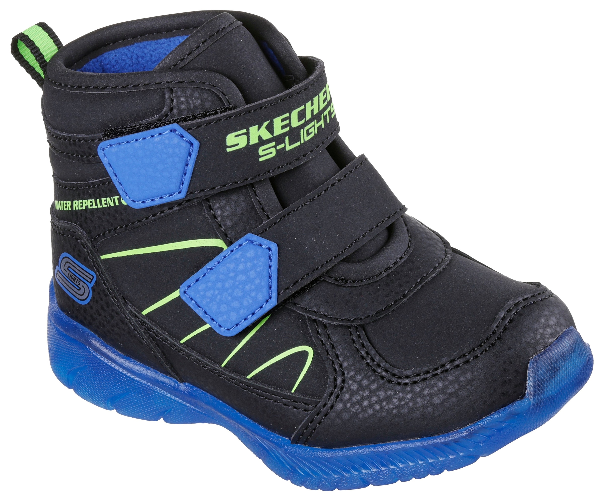 Skechers Winterstiefel »ILLUMI-BRIGHTS«, Winterstiefel mit Blinkfunktion, Größenschablone zum Download