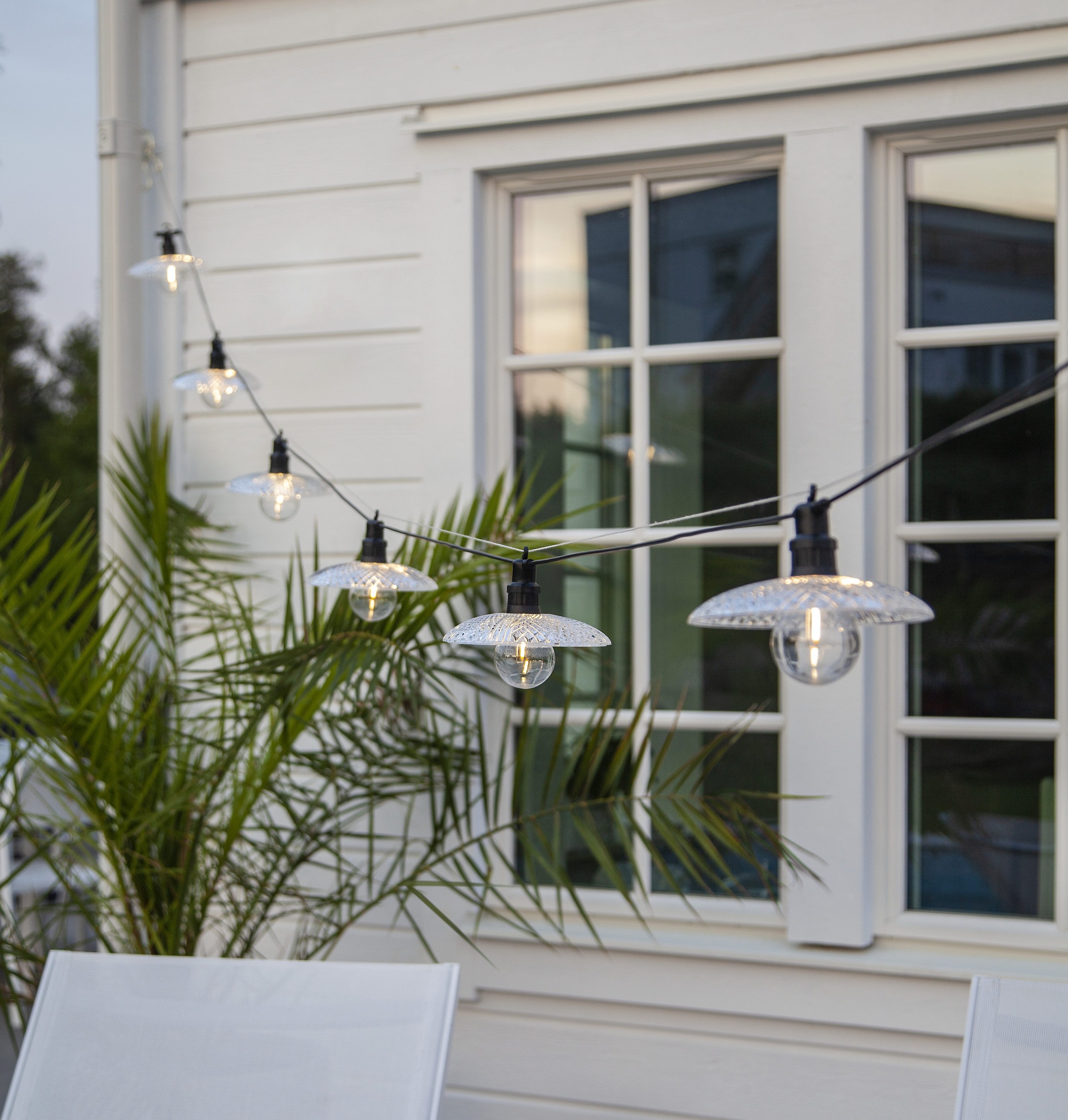 Parforce Traditional Hunting LED-Lichterkette »Glassy Light« 6 Stk.-flammig ca. 15,5x14 cm, ca. 3,5m lang, 3m Zuleitung, Trafo, outdoor