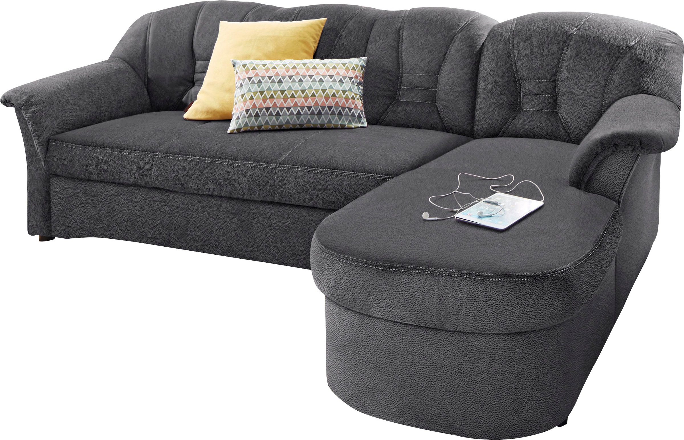DOMO collection Ecksofa »Elva«, wahlweise mit Bettfunktion und Federkern kaufen