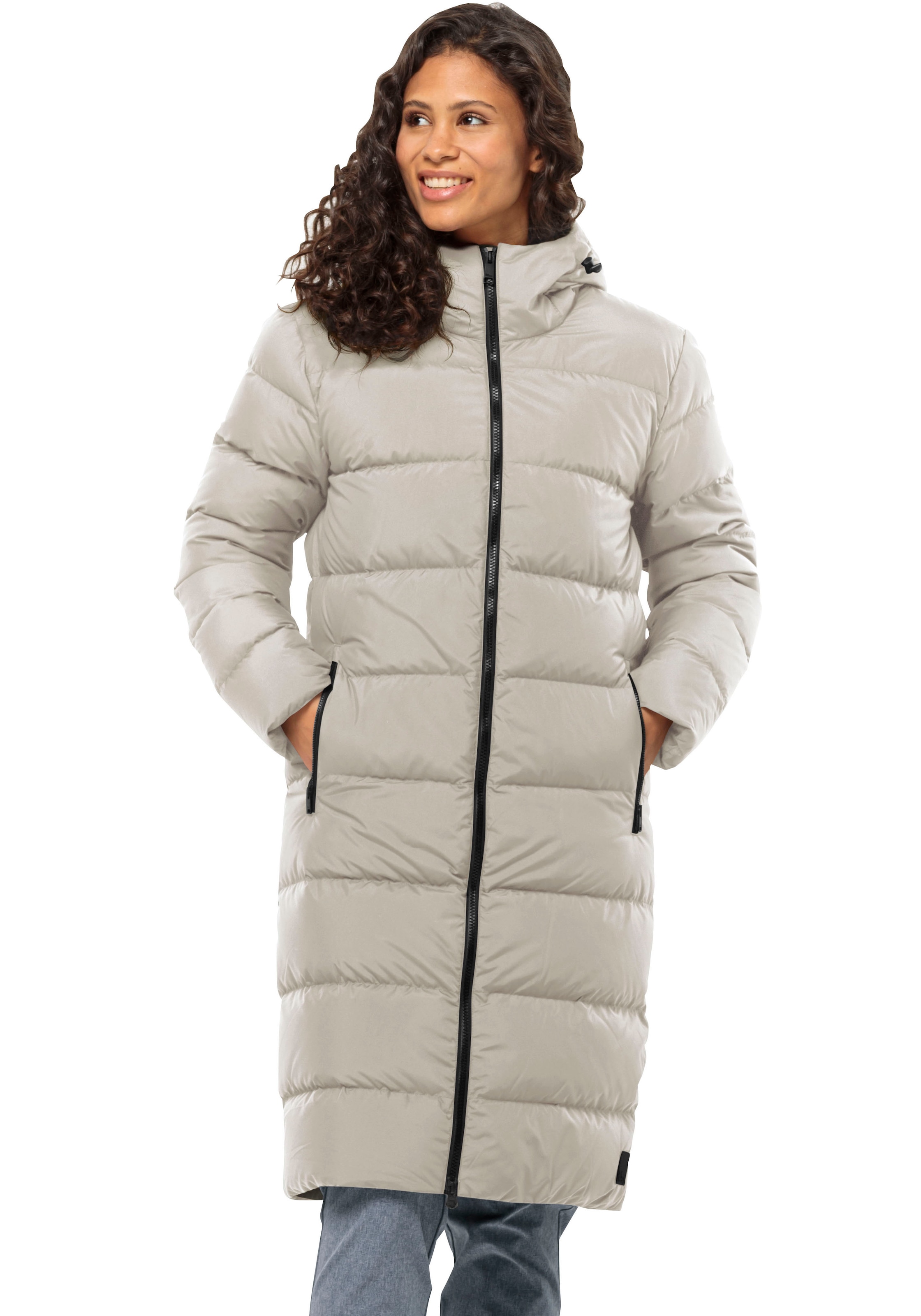 Jack Wolfskin Daunenmantel »FROZEN PALACE COAT W«, mit Kapuze