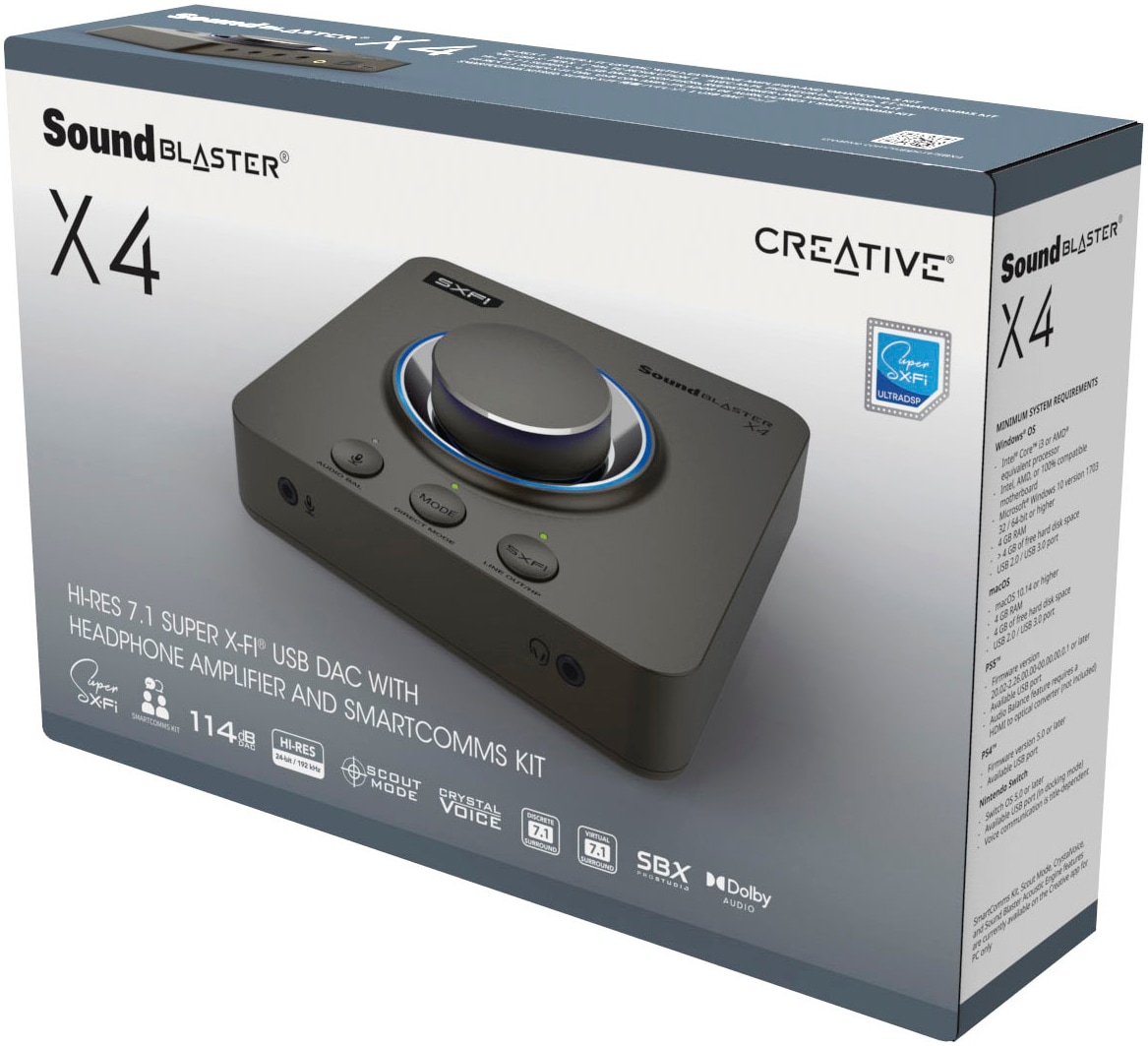 Creative USB-Soundkarte »SoundBlaster X4«, PC-Mac