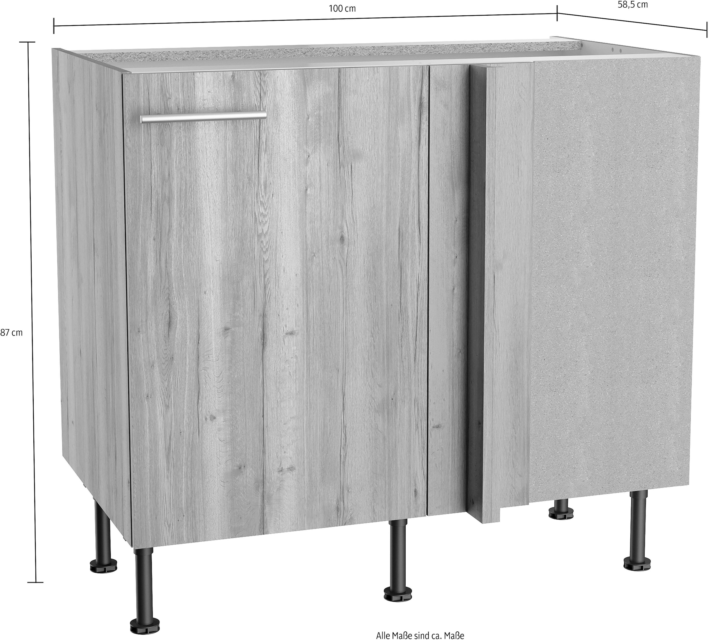 OPTIFIT Eckunterschrank »Klara« Breite 100 x 65 cm