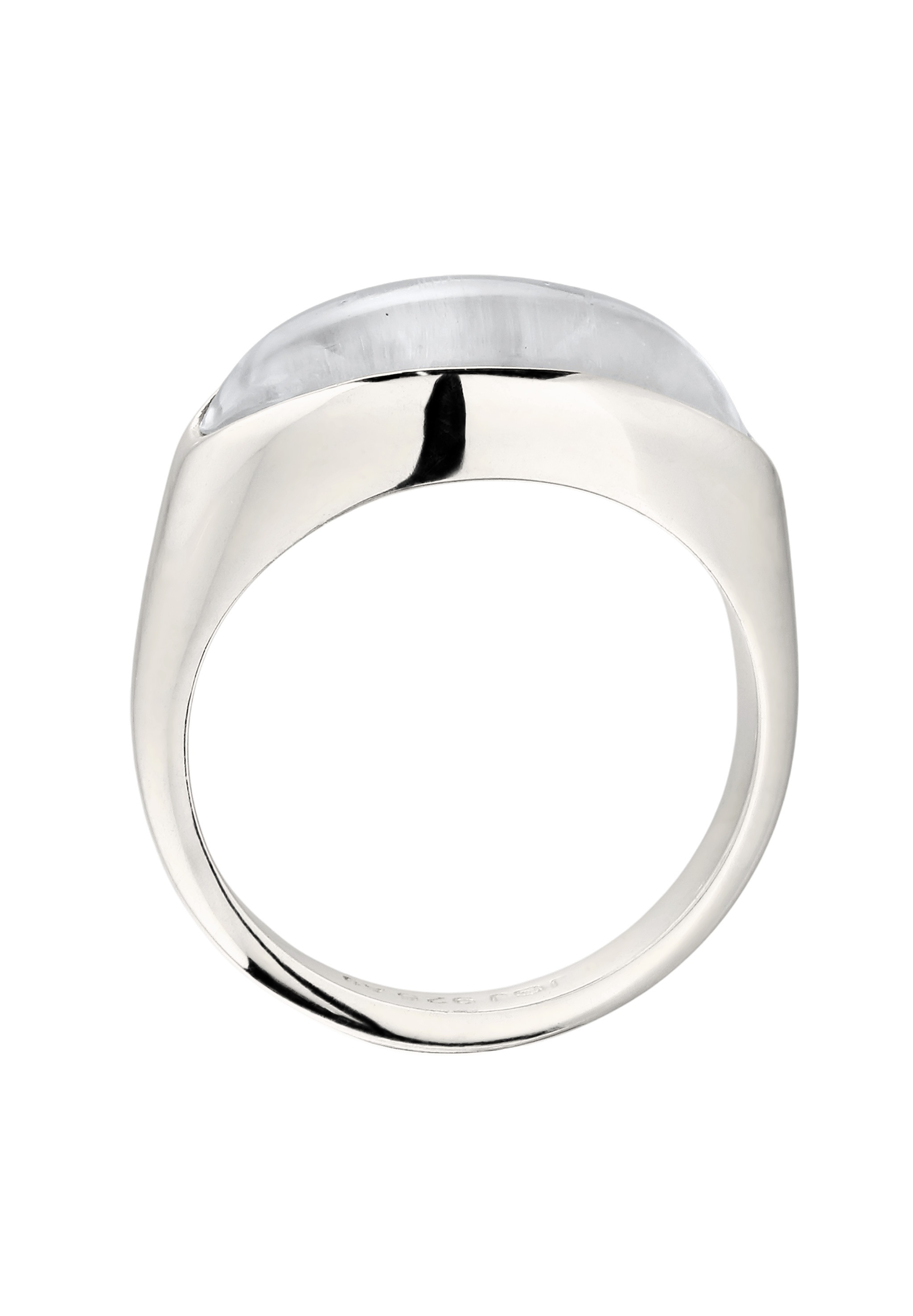 Elli Siegelring »Ring Resin Transparent Cocktailparty 925 Sterling Silber«