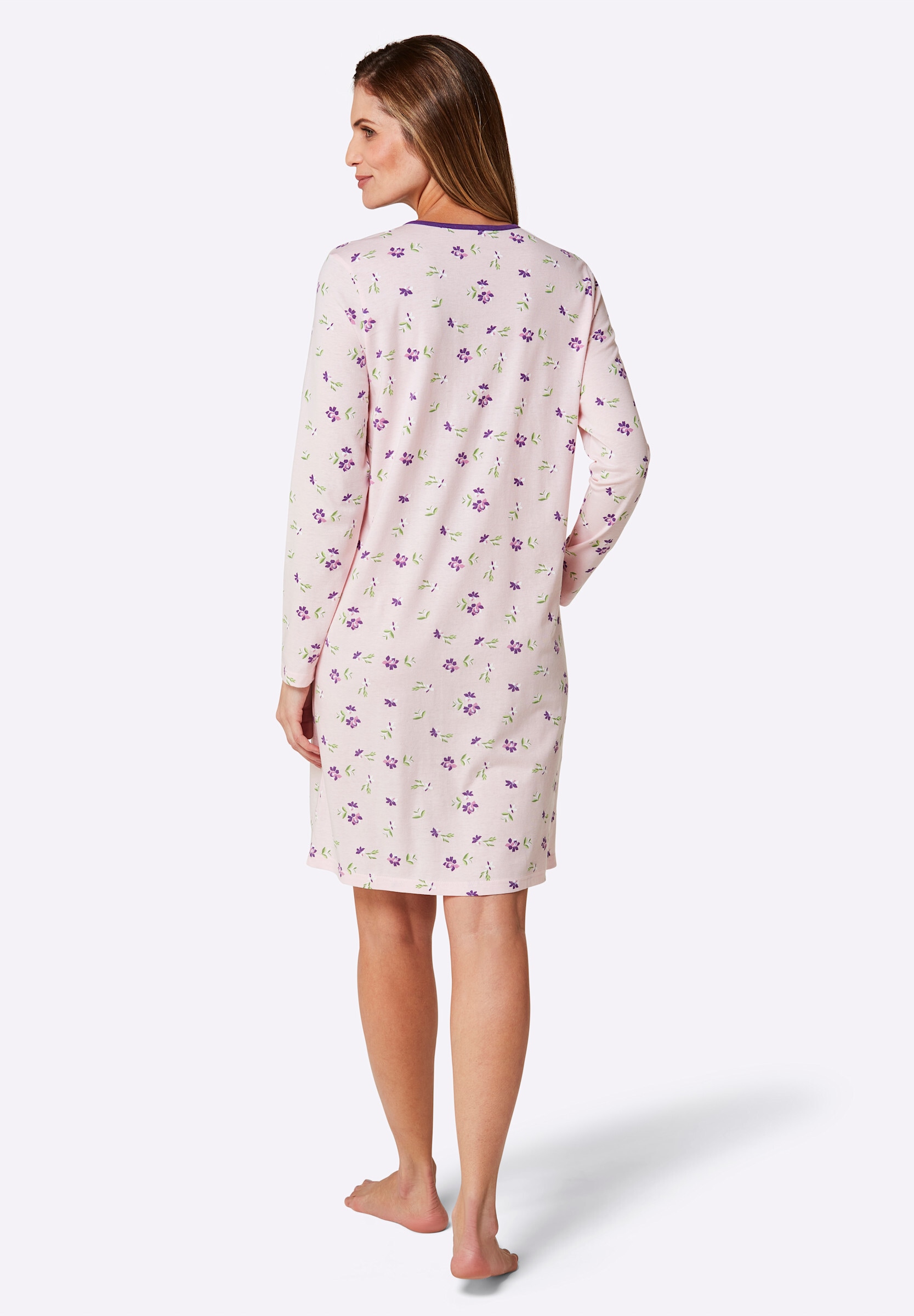 Witt Schlafanzug »Sleepshirts Sleepshirts mit Blumen-Motiven 2 Stück« 2 Stk.