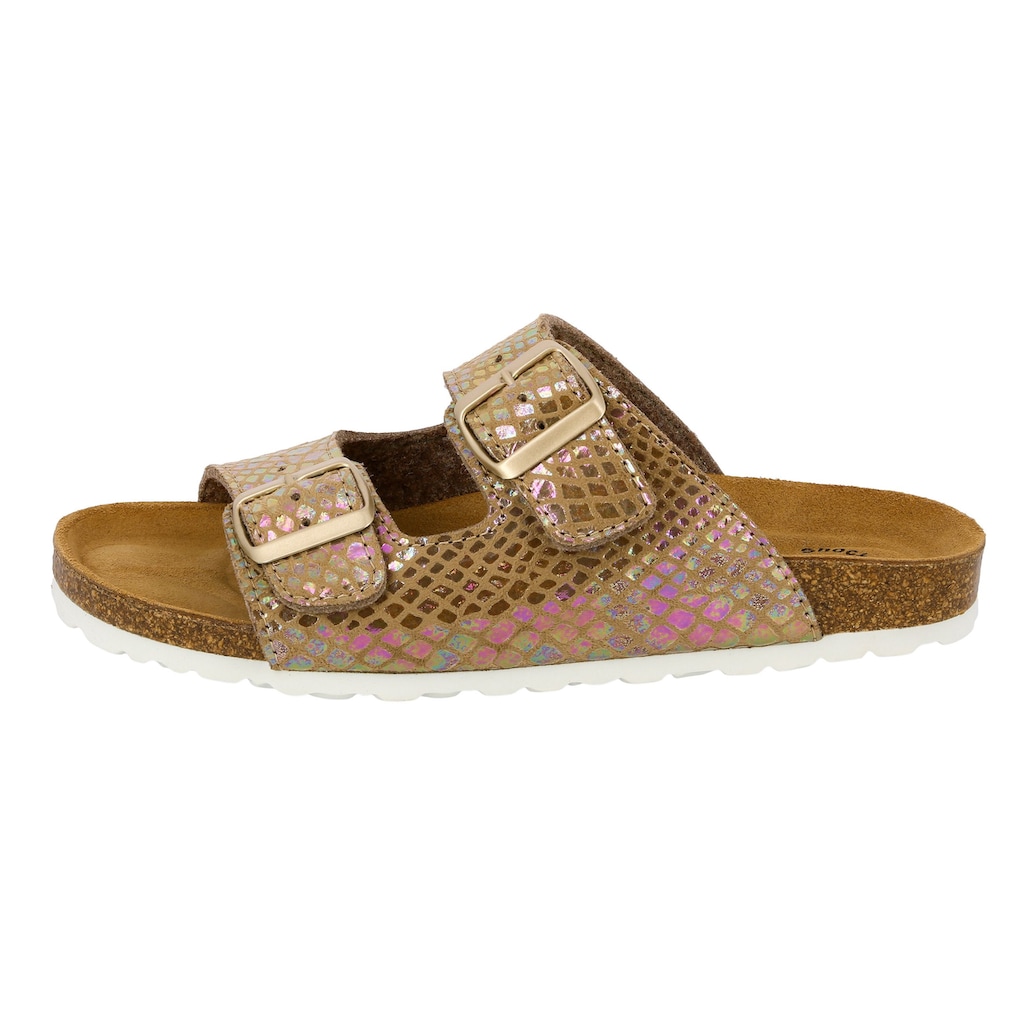 Lico Pantolette »Pantolette Natural Snake Soft«