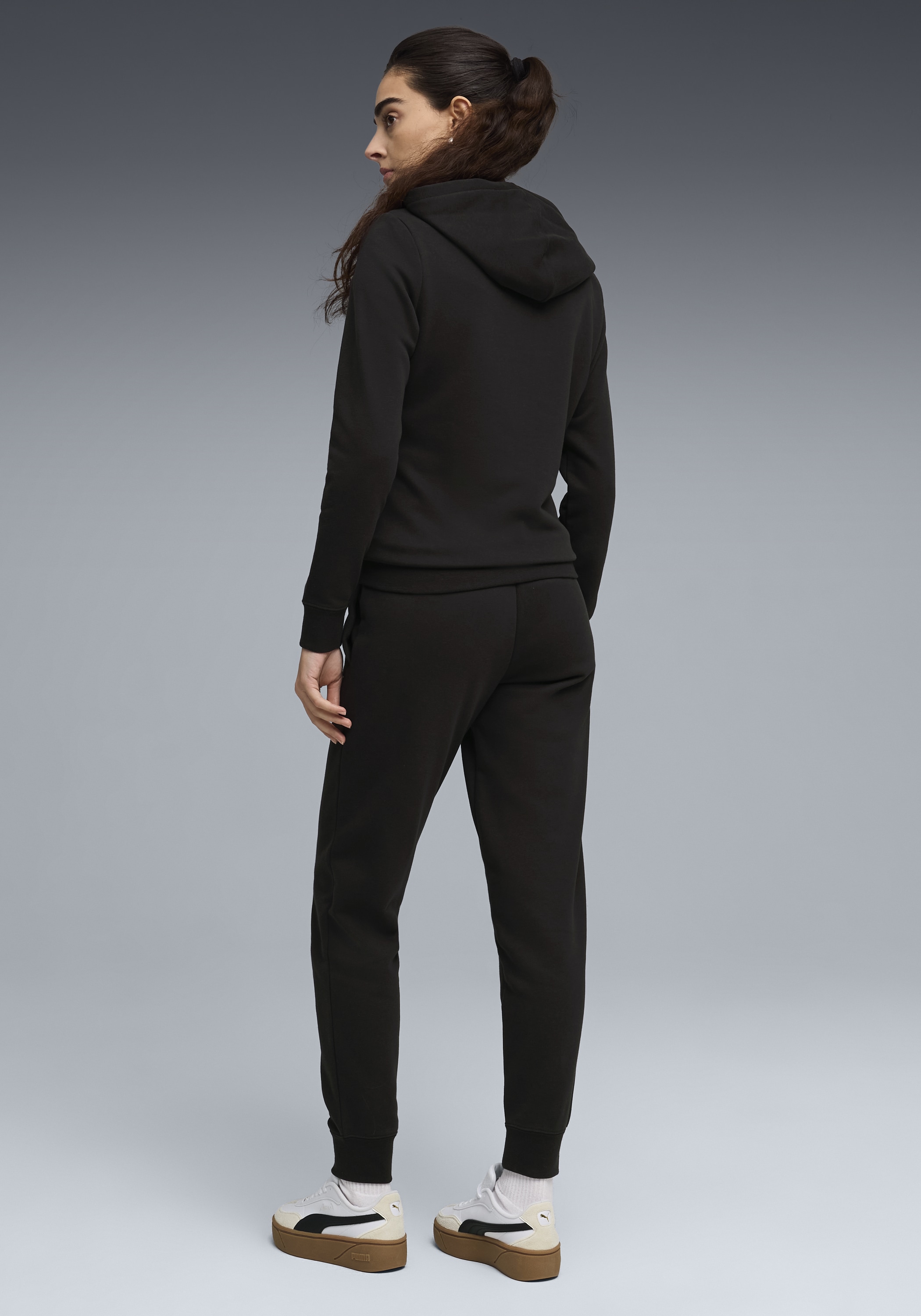 PUMA Trainingsanzug »HOODED SWEAT SUIT TR CL« 2 tlg. mit Kapuze, aus Baumwollmischung, Regular Fit