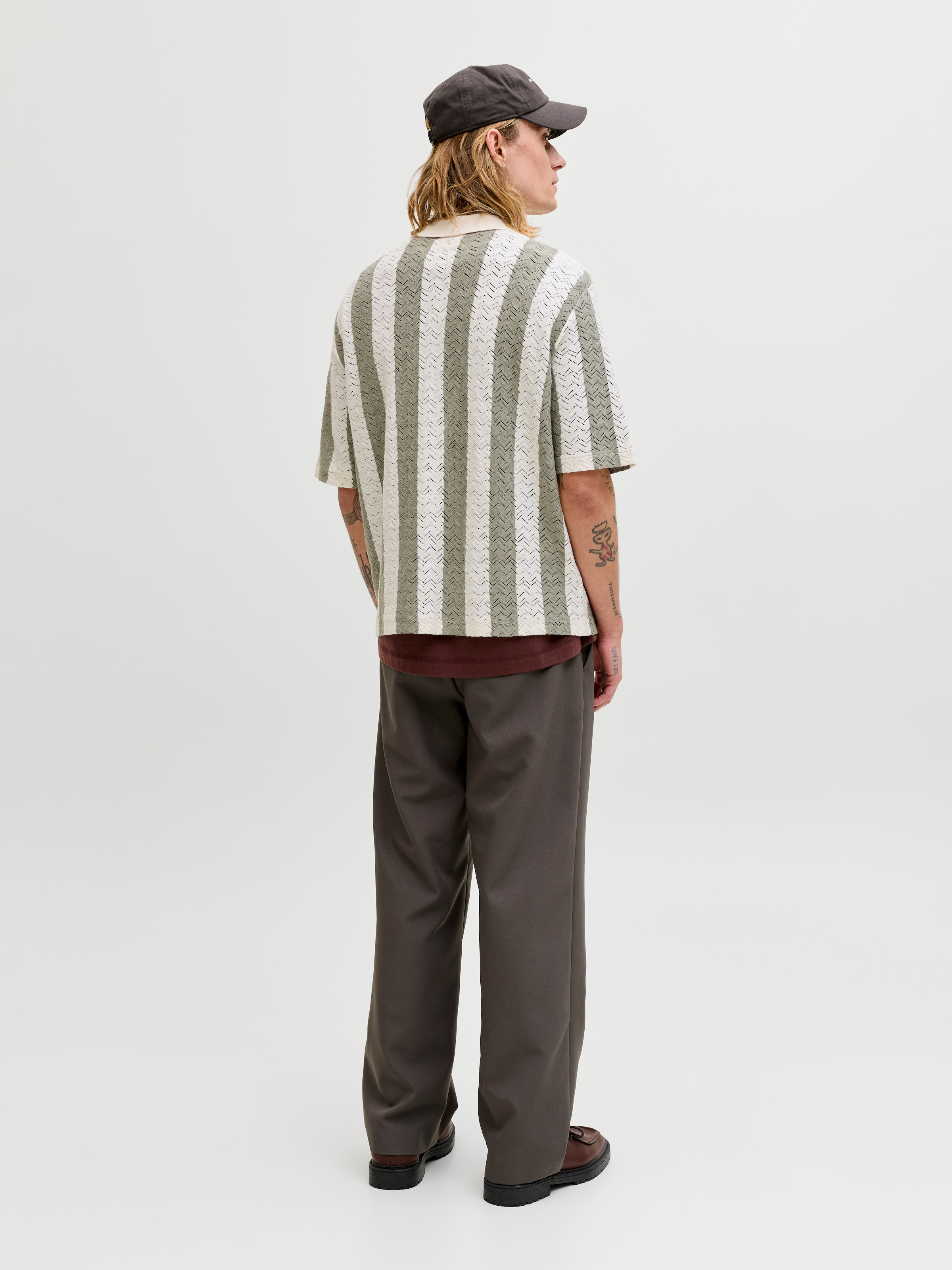 Jack & Jones Polokragenpullover »JORTYLER KNIT SS POLO SN« Baumwollmischung, relaxed fit