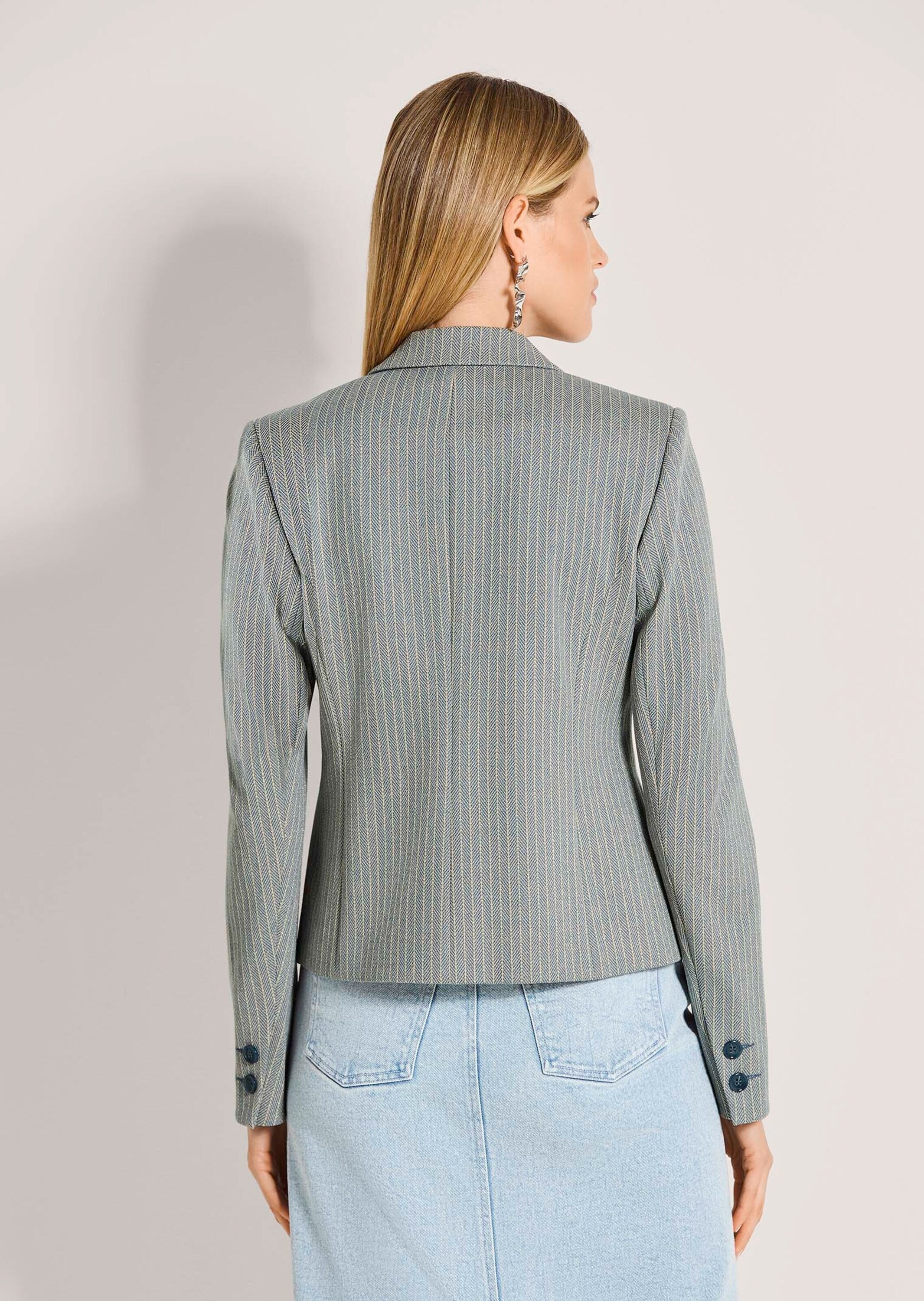 MADELEINE Jackenblazer »Blazer Kurzblazer mit Nadelstreifen«