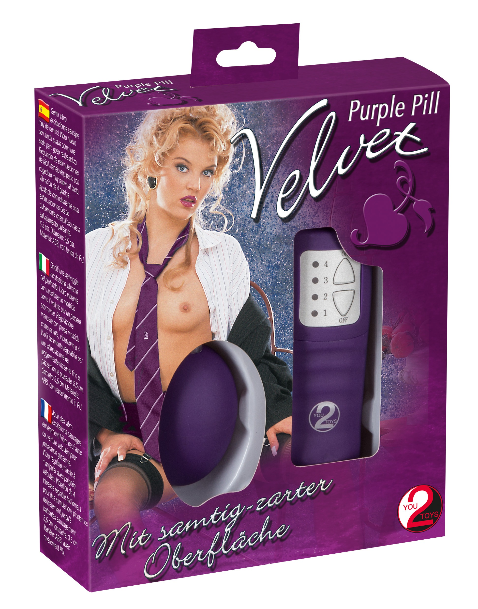 You2Toys Liebeskugeln »Vibro-Ei Velvet Purple Pill«