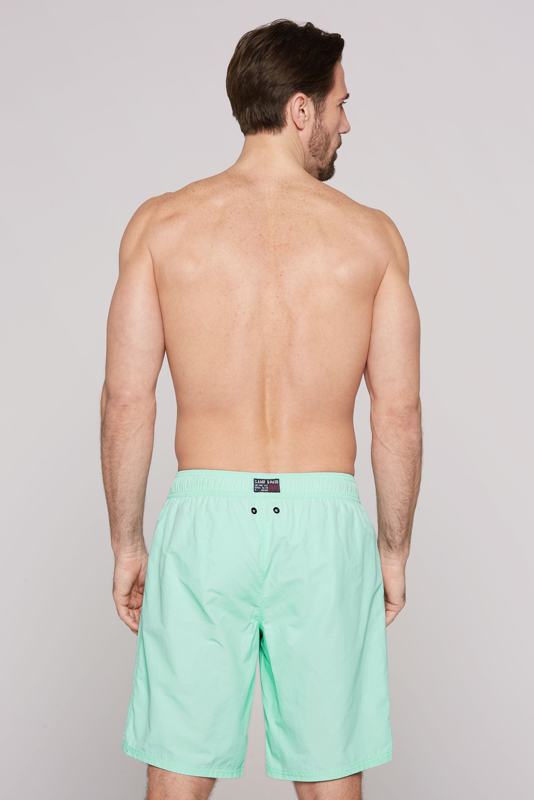 CAMP DAVID Badeshorts, mit Logo Schriftzug