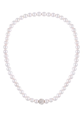 leslii Perlenkette »Perlencollier, 10646213«, mit Muschelkernperlen und Strasssteinen kaufen
