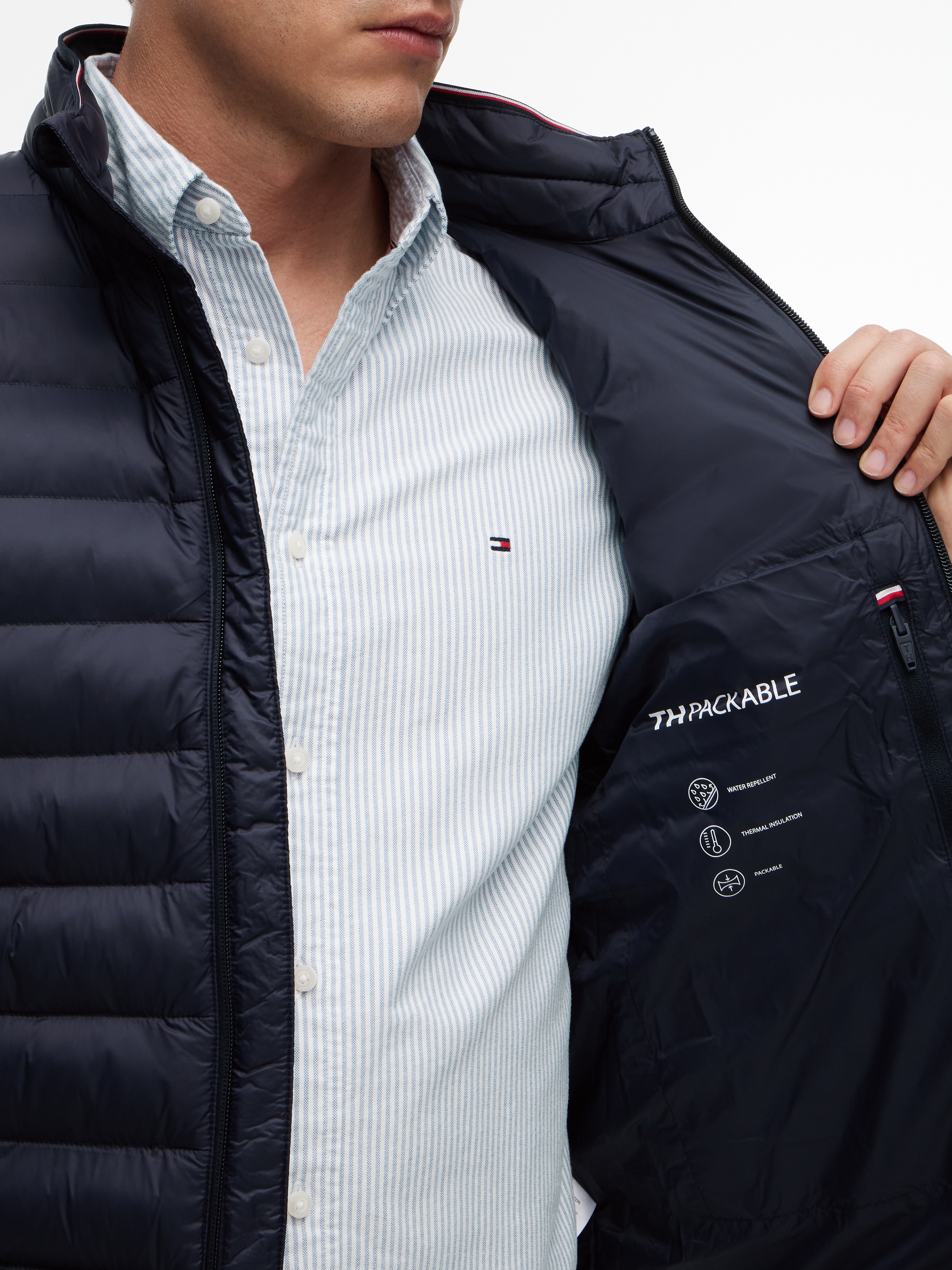 Tommy Hilfiger Steppweste »CORE PACKABLE RECYCLED VEST«
