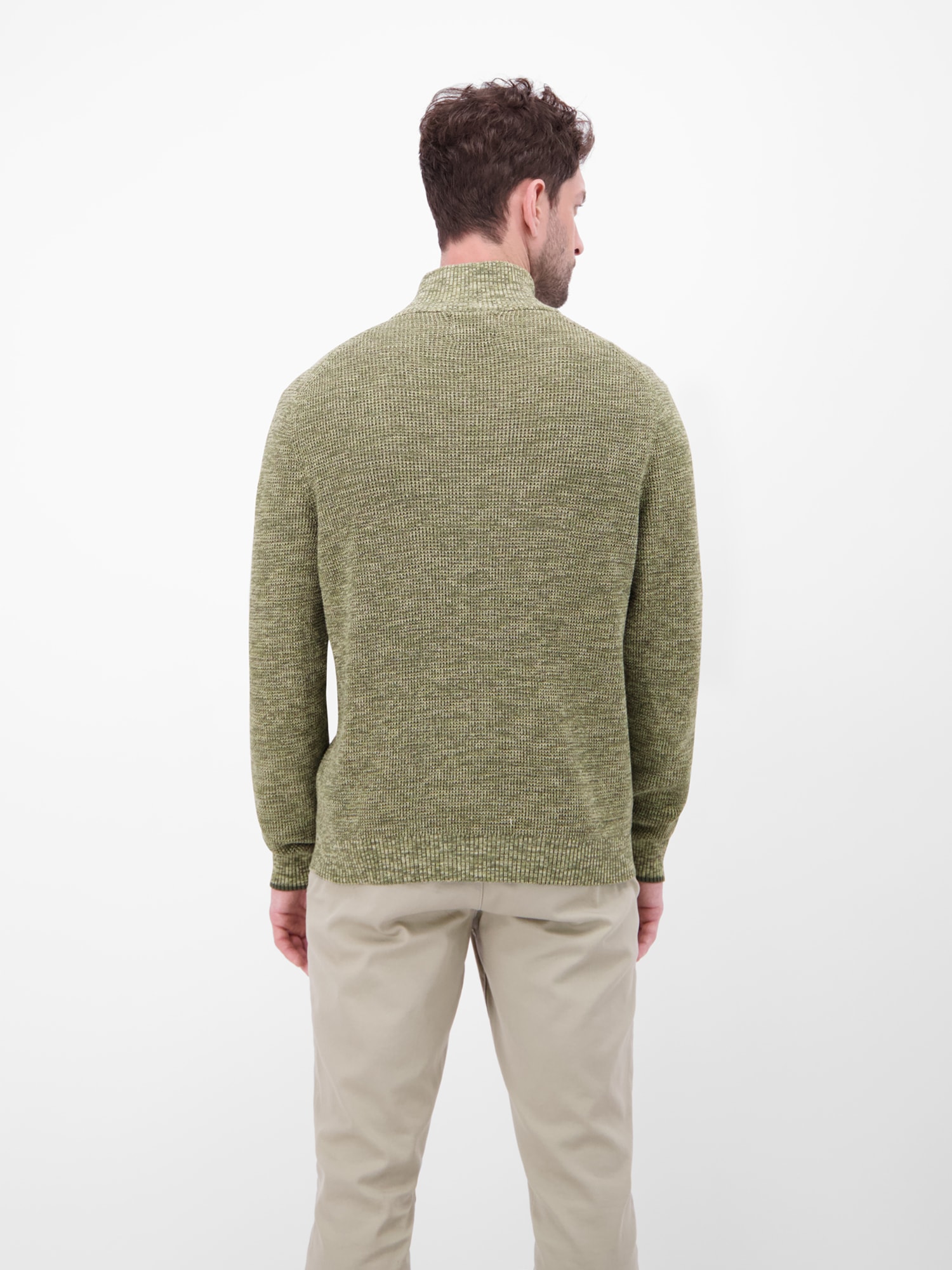 LERROS Strickpullover »LERROS Herren Troyer in Twist-Struktur«