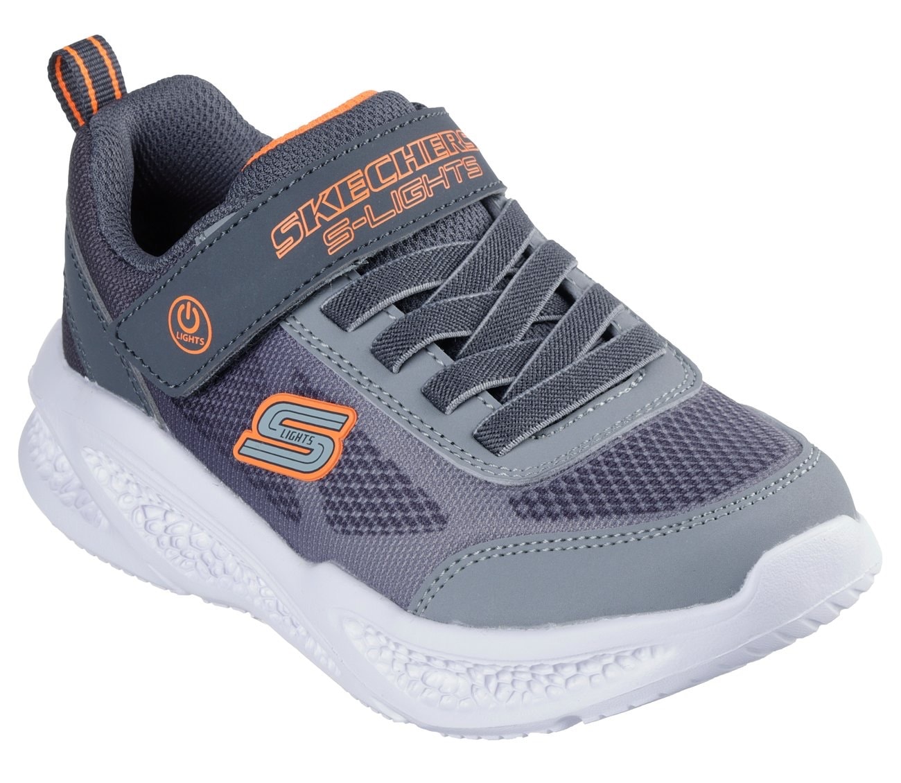 Skechers Sneaker »SKECHERS METEOR-LIGHTS«, Klettschuh mit Blinkfunktion, Größenschablone zum Download