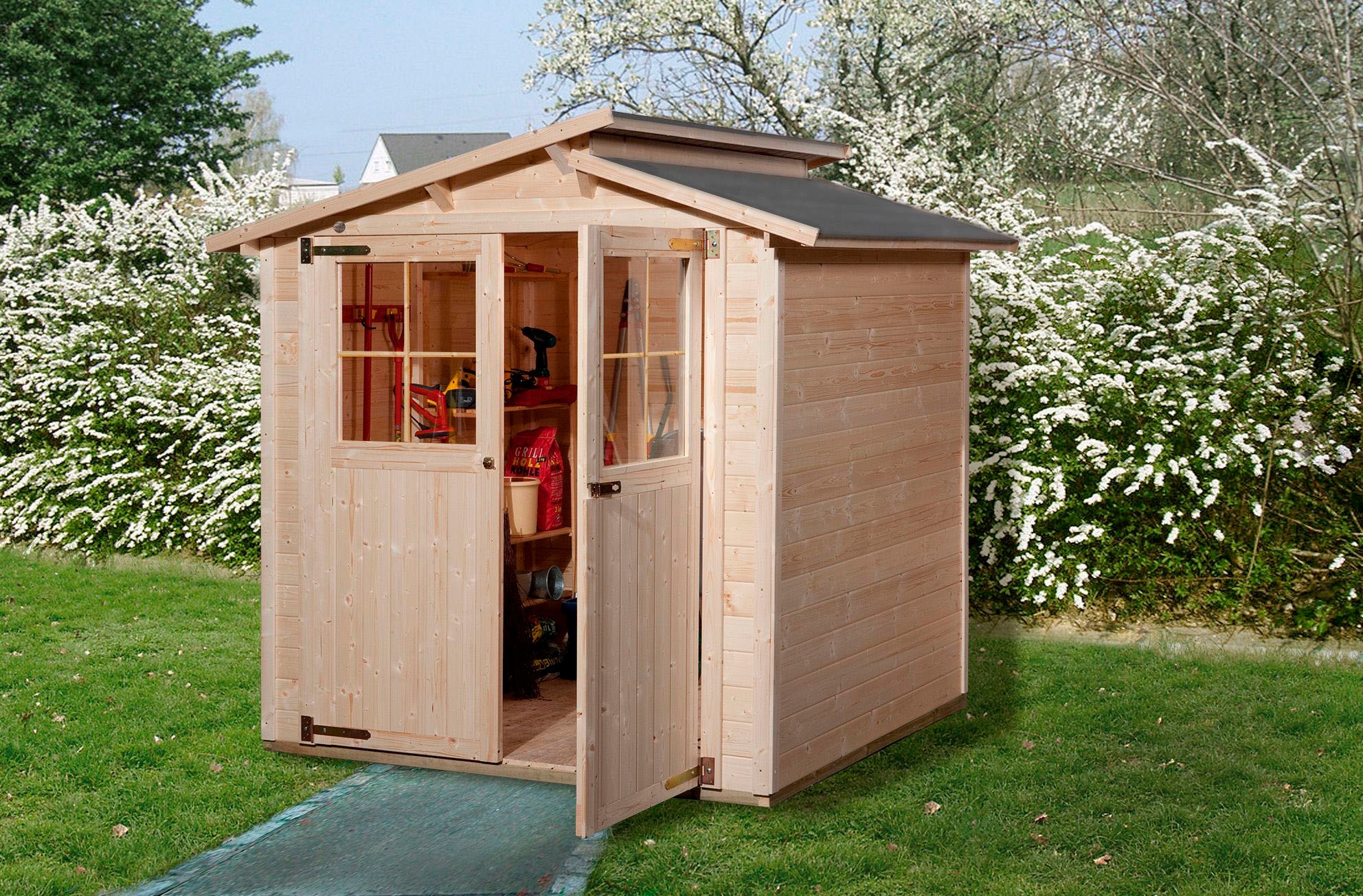 weka Gartenhaus »323 Gr.2, natur, 19 mm«