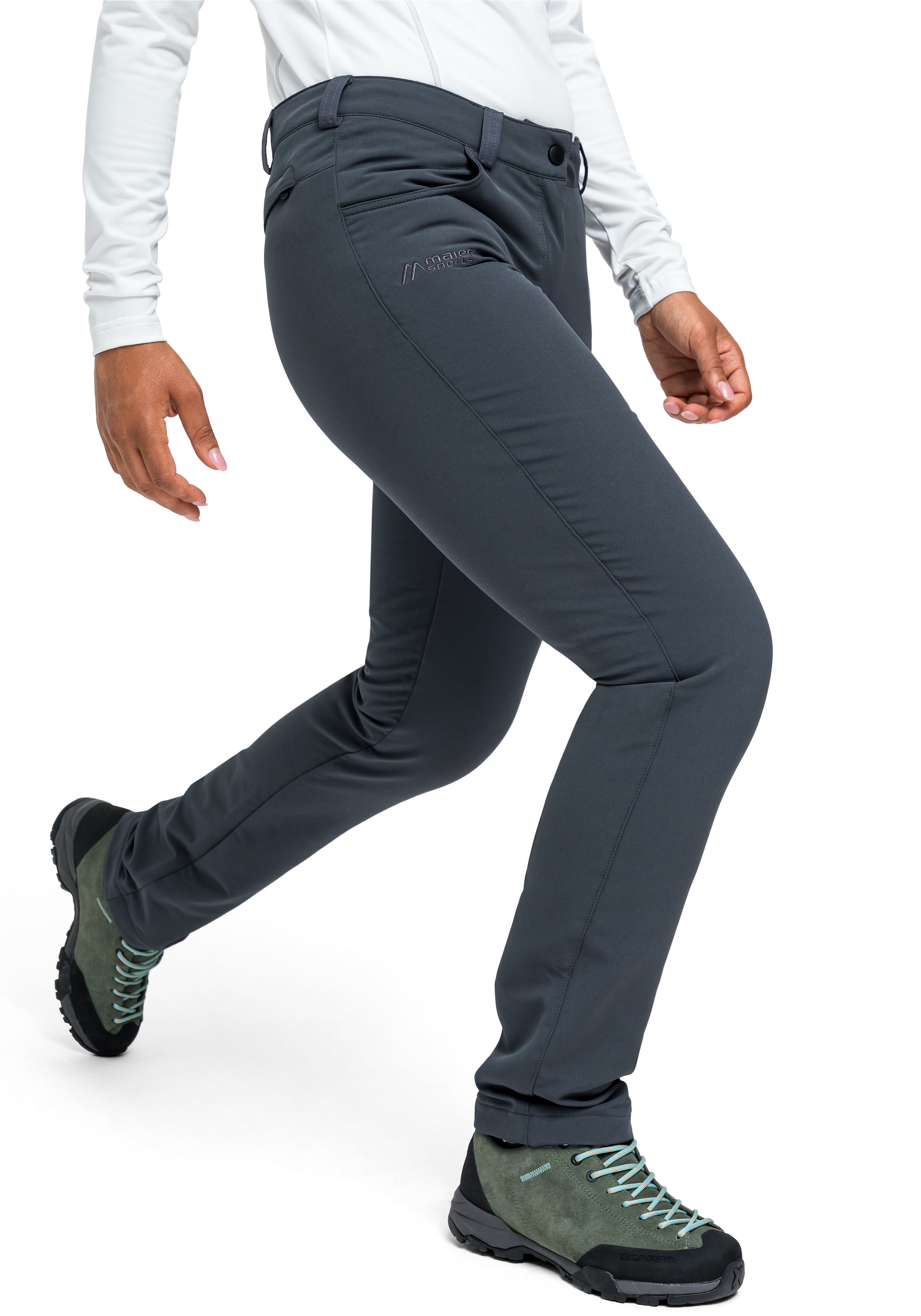 Maier Sports Funktionshose »Charlotte«, Damen Outdoorhose, elastische Hose mit Fleece Innenseite, Regular fit