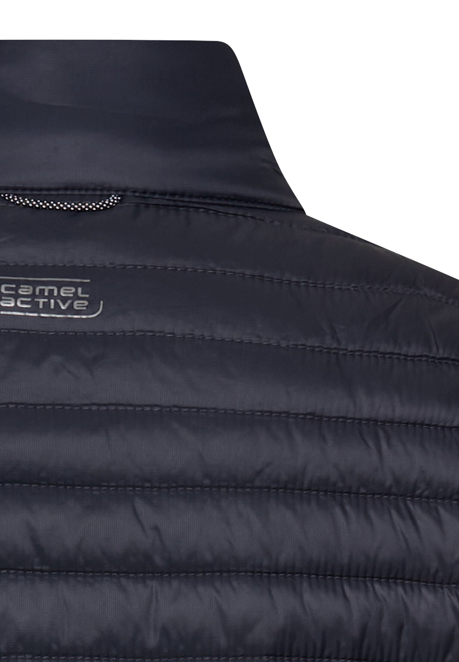 camel active Steppweste mit Stehkragen und Reißverschluss