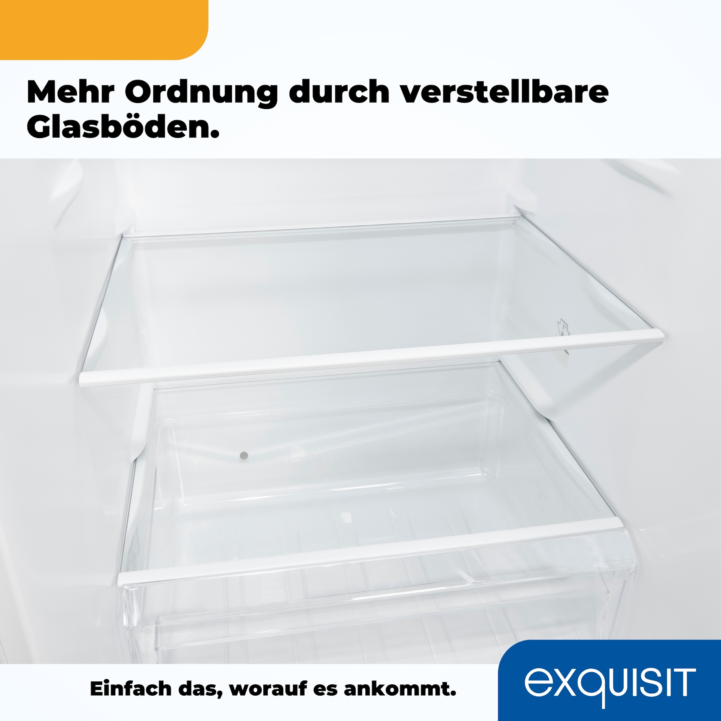 exquisit Kühl-/Gefrierkombination »KGC233-60-HE-040D«, Energieeffizienzklasse D, 173 Liter Nutzinhalt, 4 Sterne Gefrieren