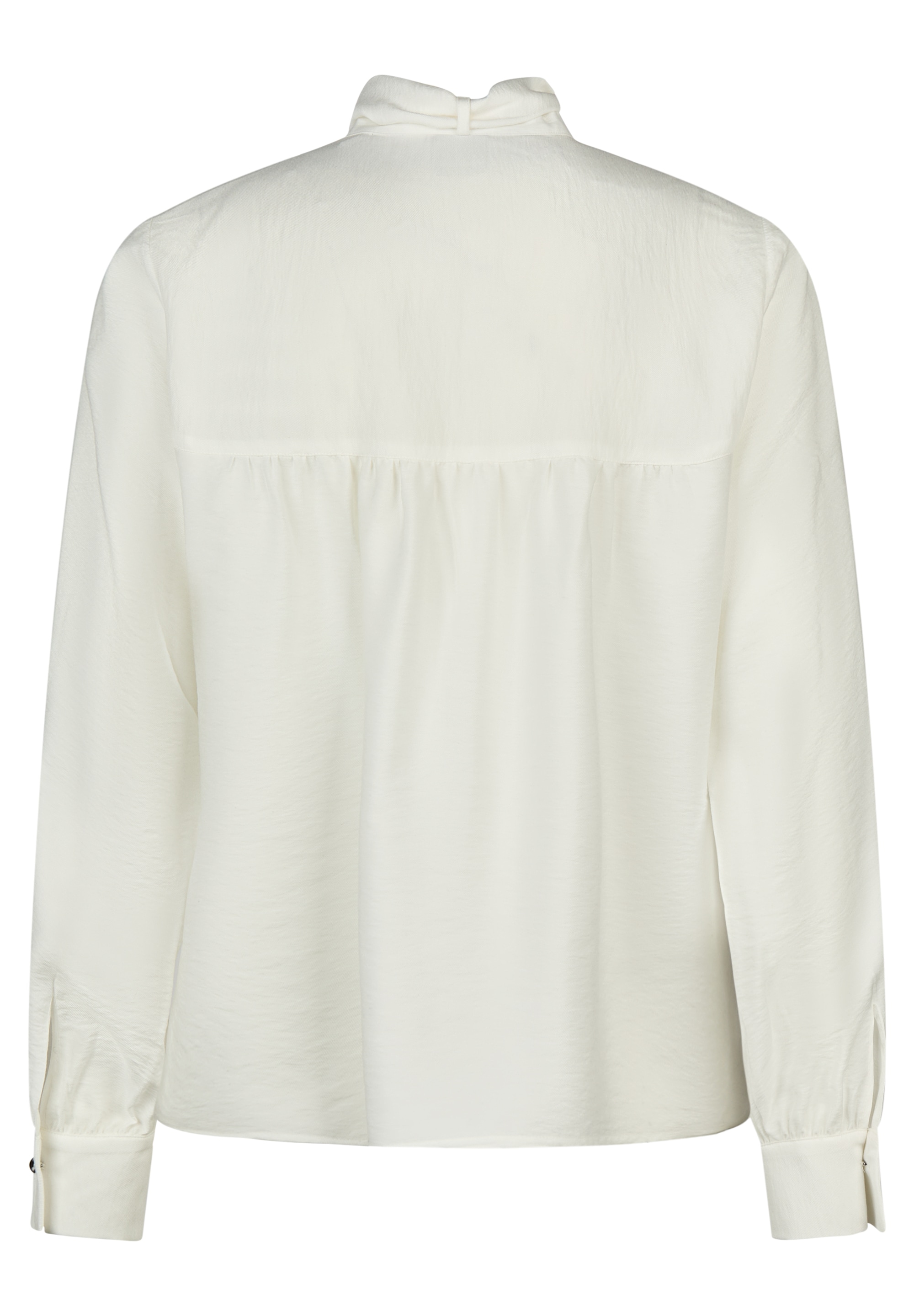 Rabe Langarmbluse Viskose-Bluse mit großer Schleife