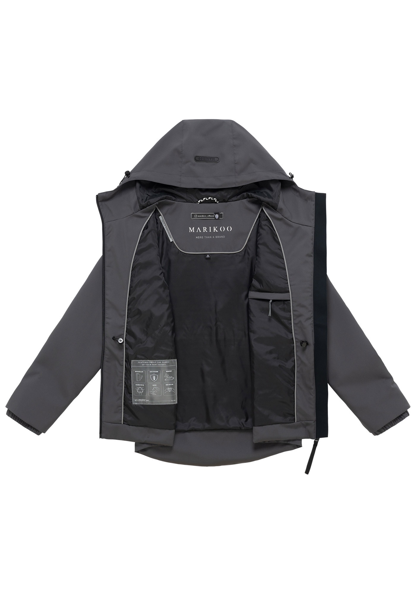 Marikoo Outdoorjacke »Marikoo Katzilein Damenjacke N127«