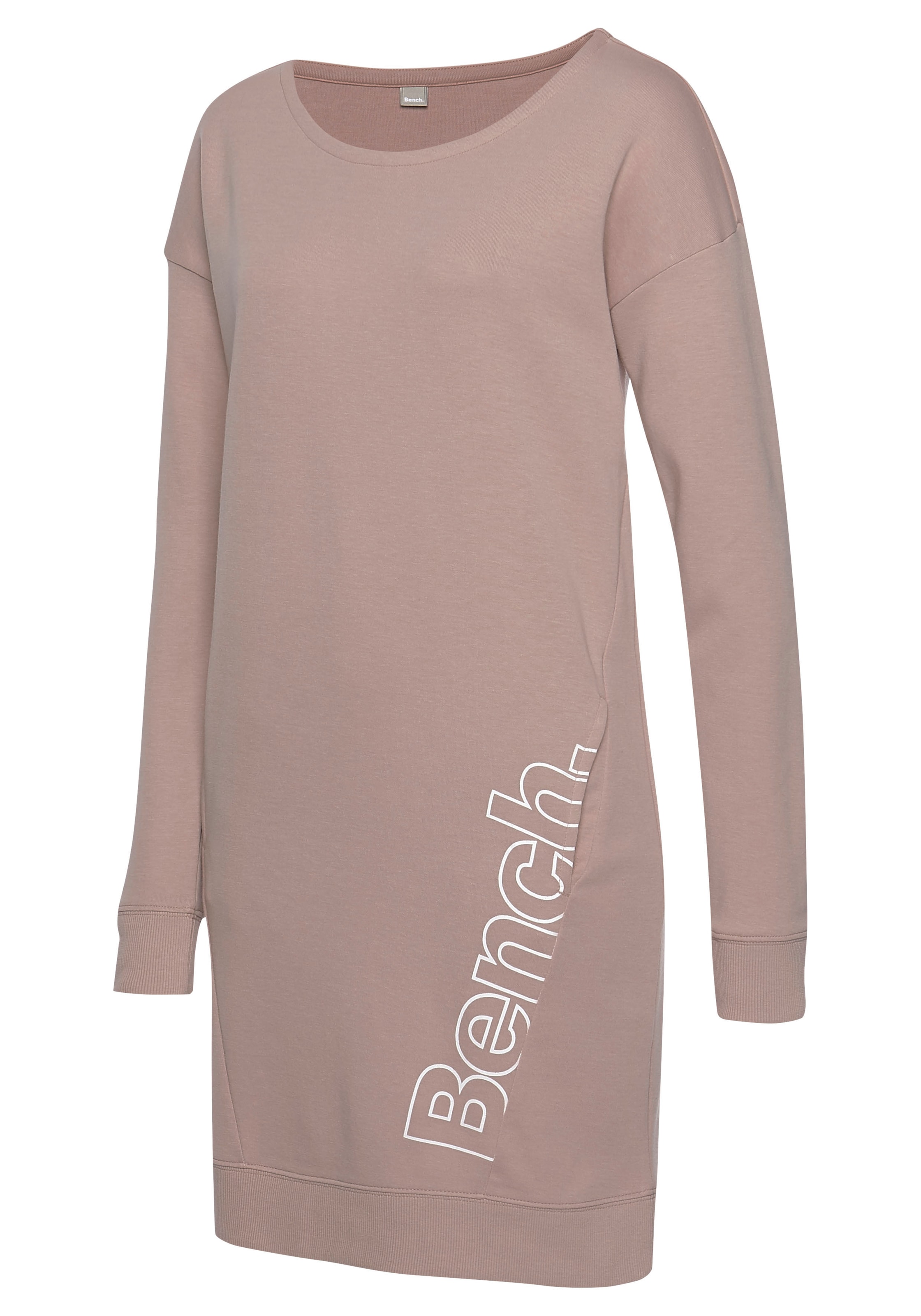 Bench. Loungewear Sweatkleid, mit seitlichem Logoprint