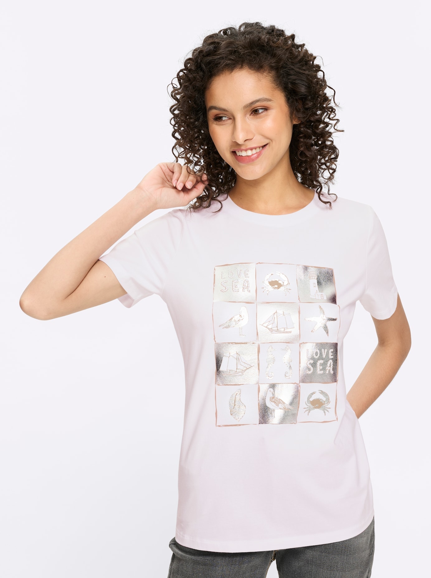 heine T-Shirt »T-Shirt« 1 tlg.