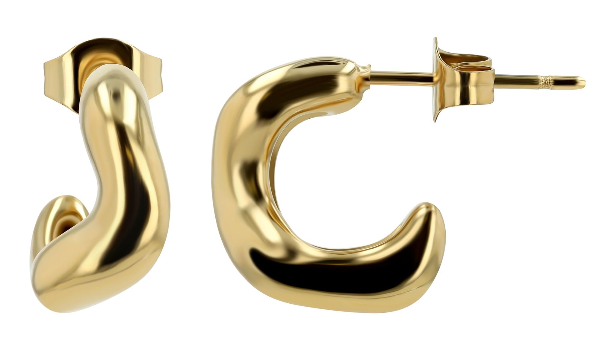 Adelia´s Paar Ohrstecker »Damen Ohrringe ¿ Ohrstecker aus Edelstahl«